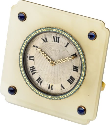 Cartier Very Fine Enamel, Agate & Gold Montre de