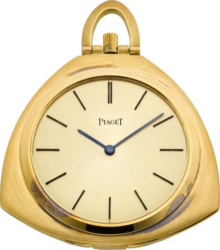 Piaget Unusual Gold Pocket/Desk Watch 