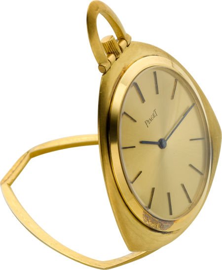 Piaget Unusual Gold Pocket/Desk Watch  - 2