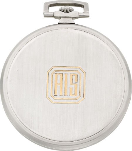 Patek Philippe & Co. Platinum & Gold Pocket Watc - 2