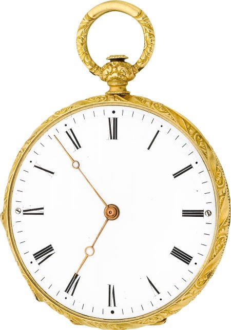 Perret & Cie Chaux-De-Fonds Fine Gold, Enamel, P - 2