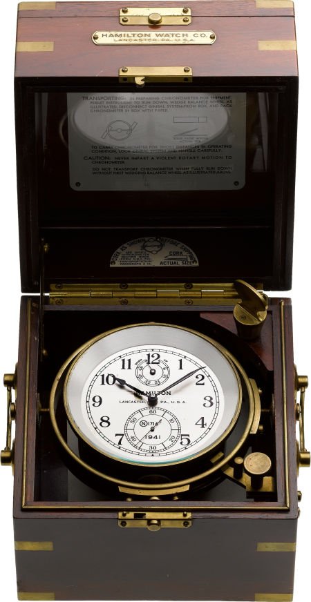 Hamilton Model 21 Naval Ships Chronometer Model