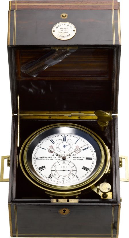 J. Whyte & Co. Eight Day Marine Chronometer, cir