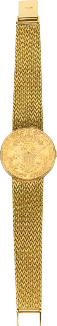 Universal Geneve $20 Gold Coin Wristwatch  - 2