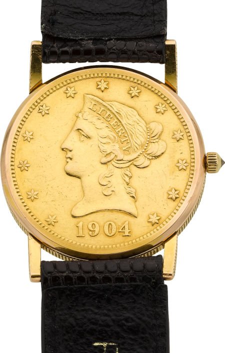 Corum 1904 Ten Dollar Gold Coin Watch  - 2