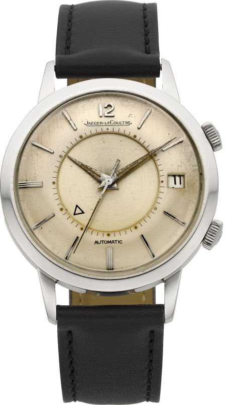Jaeger LeCoultre Steel Automatic Wrist Alarm, ci