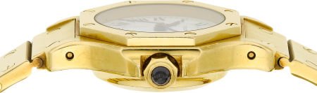 Cartier Lady's Gold Santos Automatic Bracelet Wa - 2
