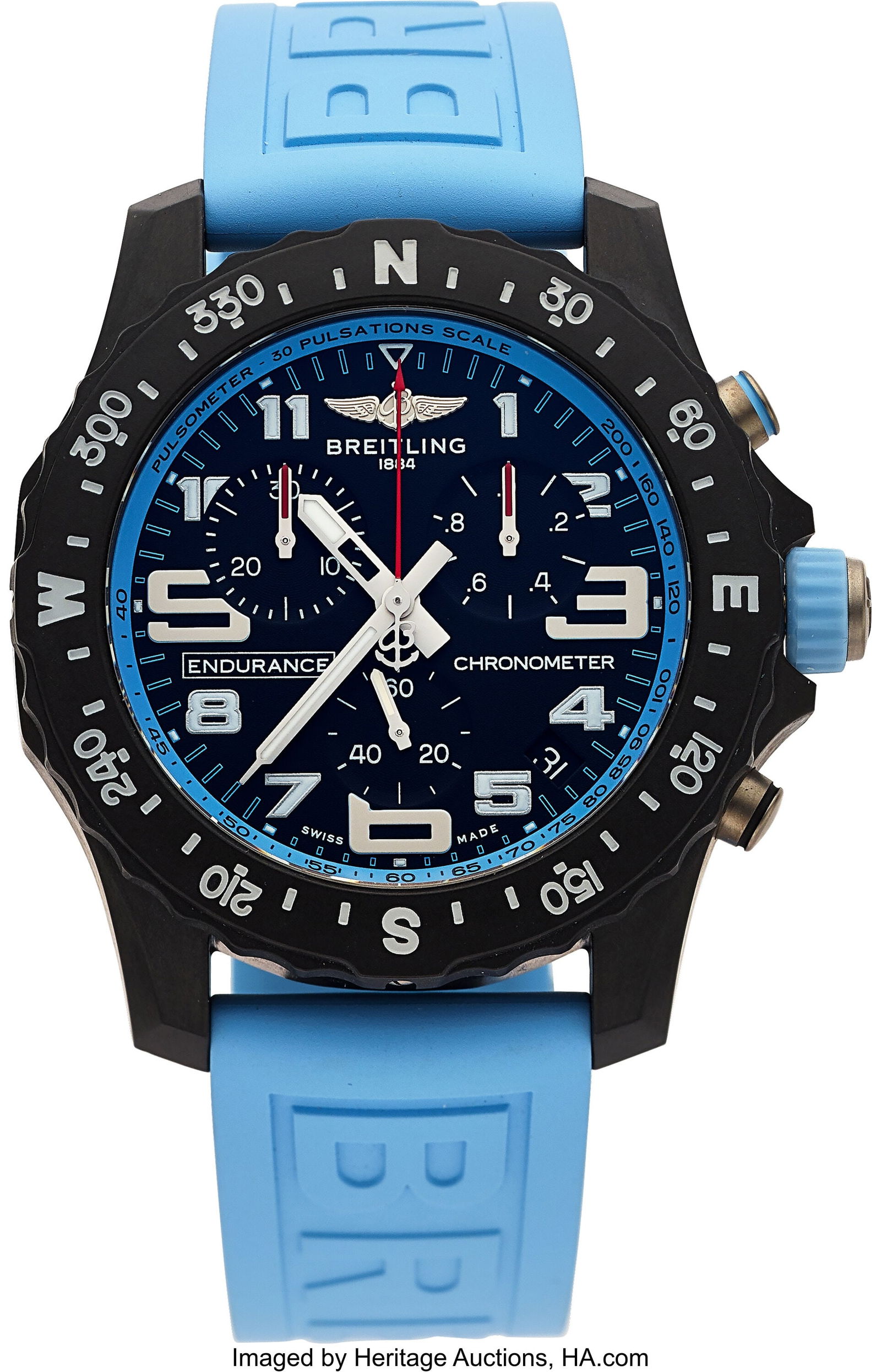 Breitling Professional Endurance Pro 44, Ref. X8: Breitling Professional Endurance Pro 44, Ref. X82310 Full Set Case: 44 mm, Breitlight, three body, 4 screw case back, and bi-directional rotating compass bez