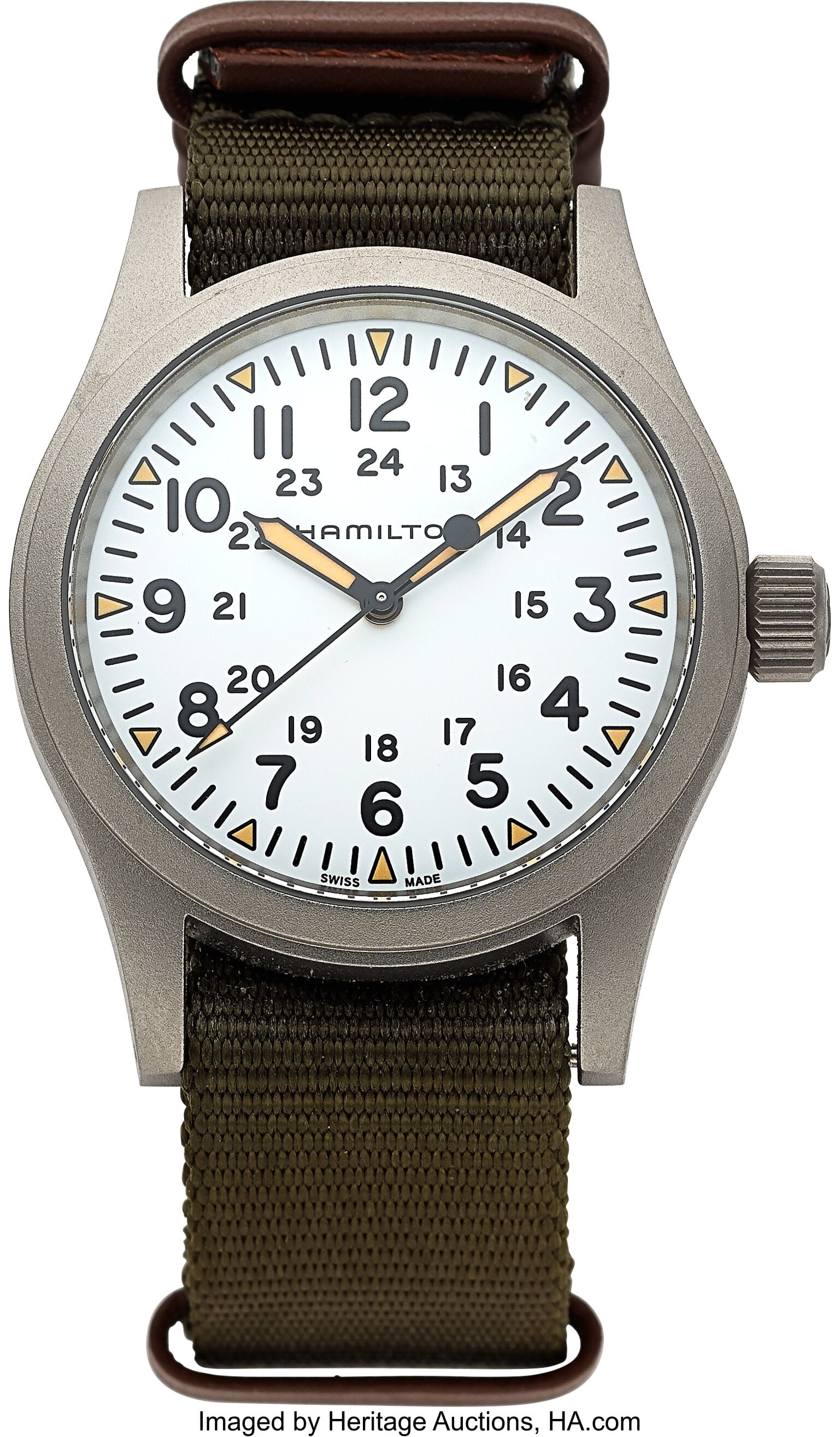 Hamilton Khaki Field Stainless Steel Mechanical (1 of 3)
