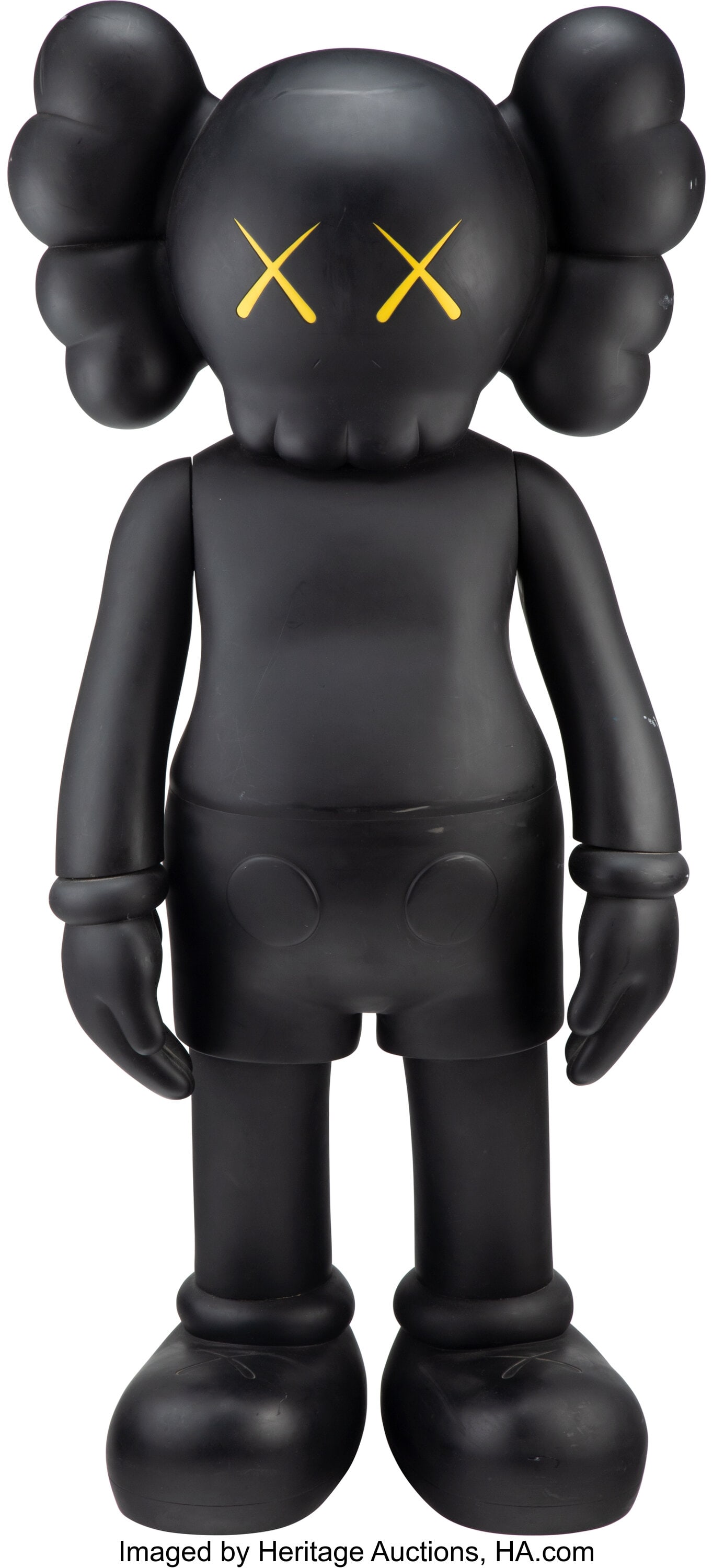 KAWS (b. 1974) 4FT Companion (Black), 2007 Fiber (1 of 5)