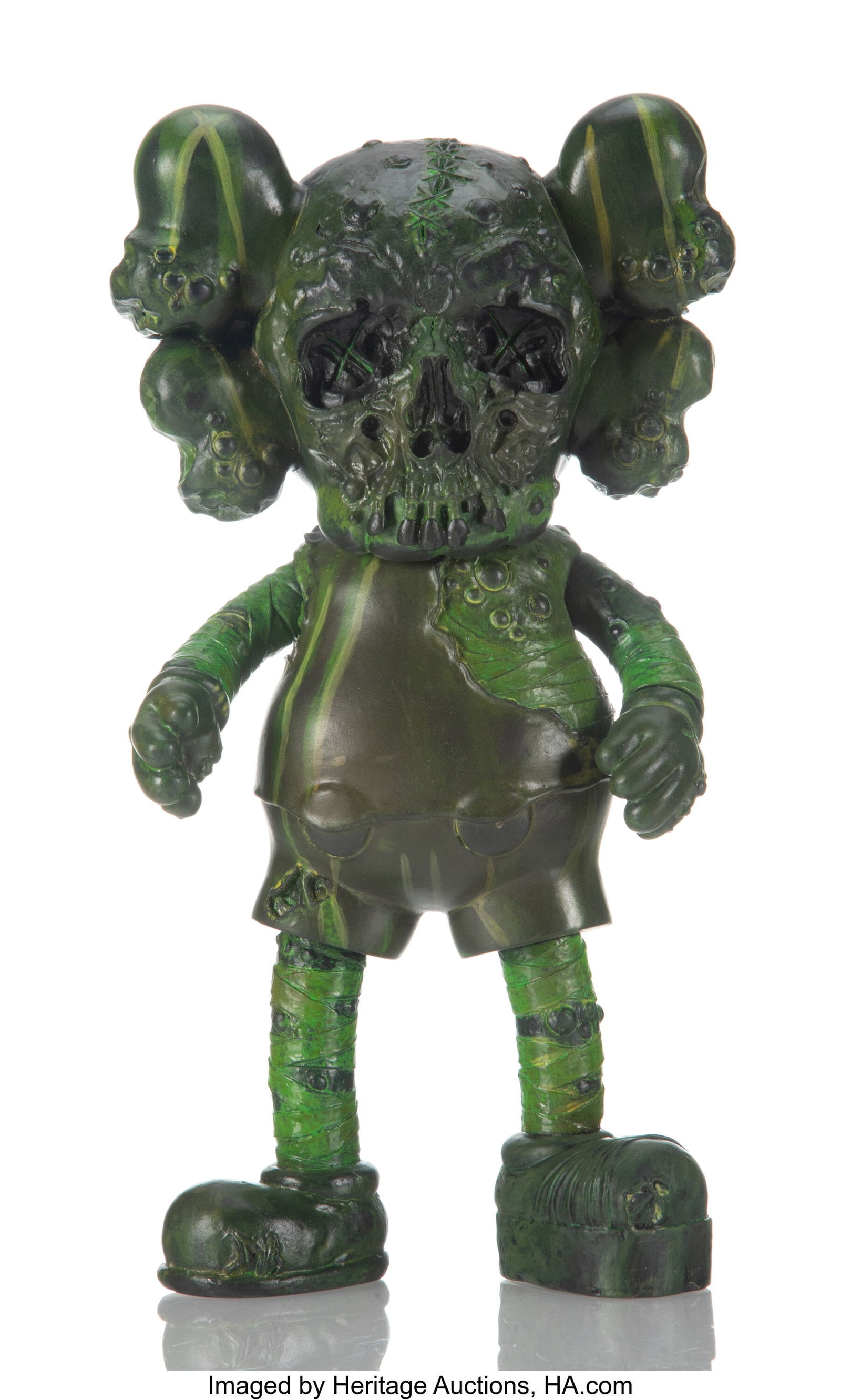 KAWS X Pushead Companion (Green), 2005 Painted c (1 of 3)