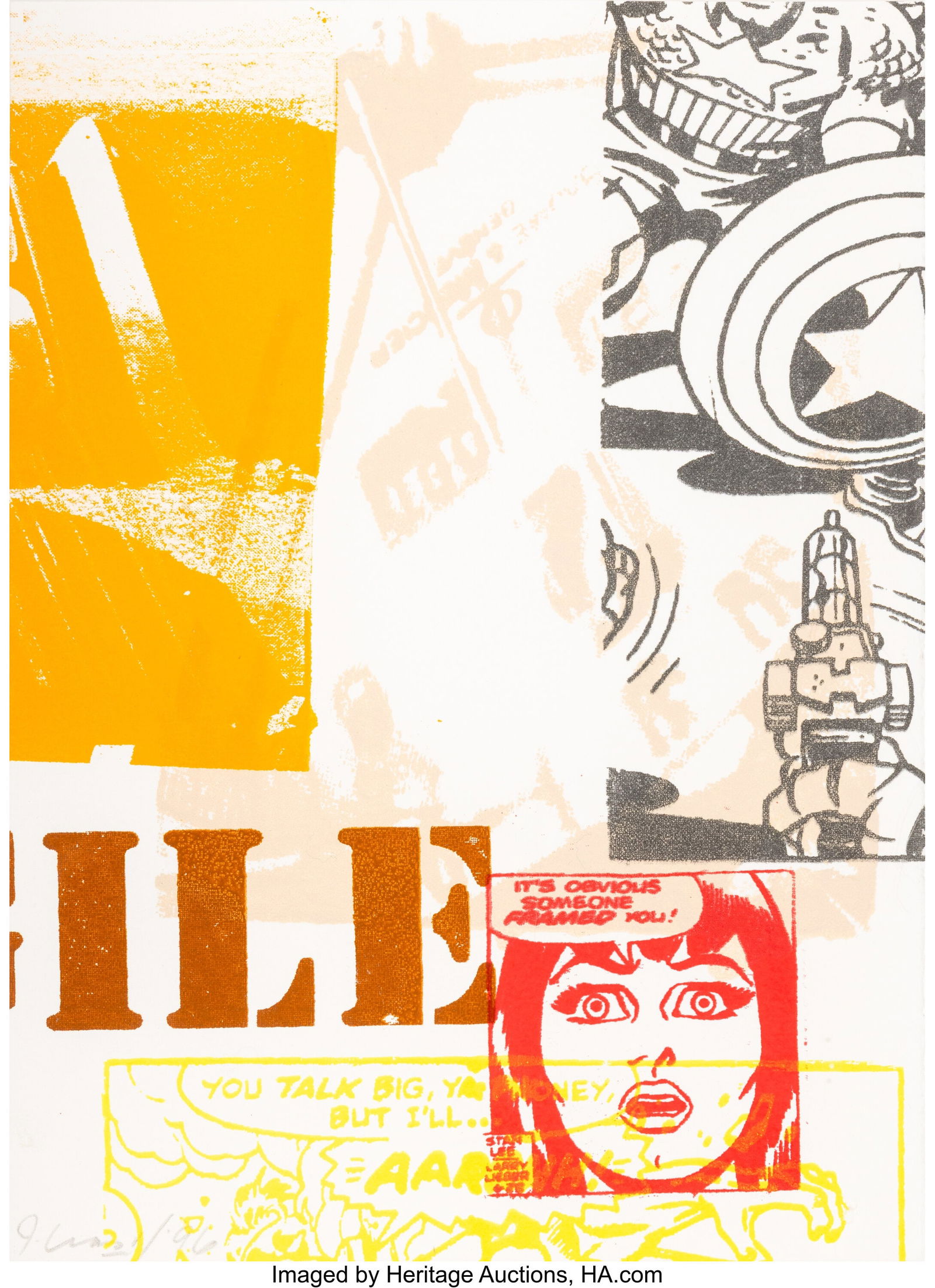 Crash (John Matos) (b. 1961) Untitled, 1996 Scre (1 of 2)