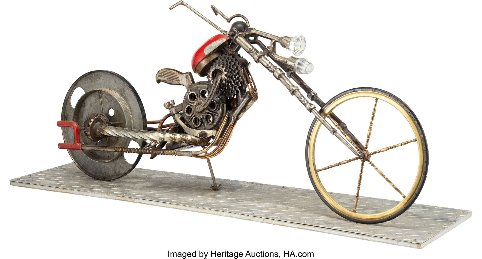 Linus Coraggio (20th Century) Big Mortorcycle, 2 (1 of 4)