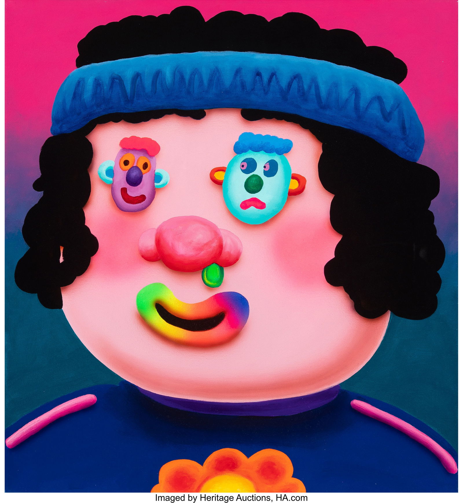 Super Future Kid (b. 1981) Mick Jogger, 2018 Acr (1 of 3)