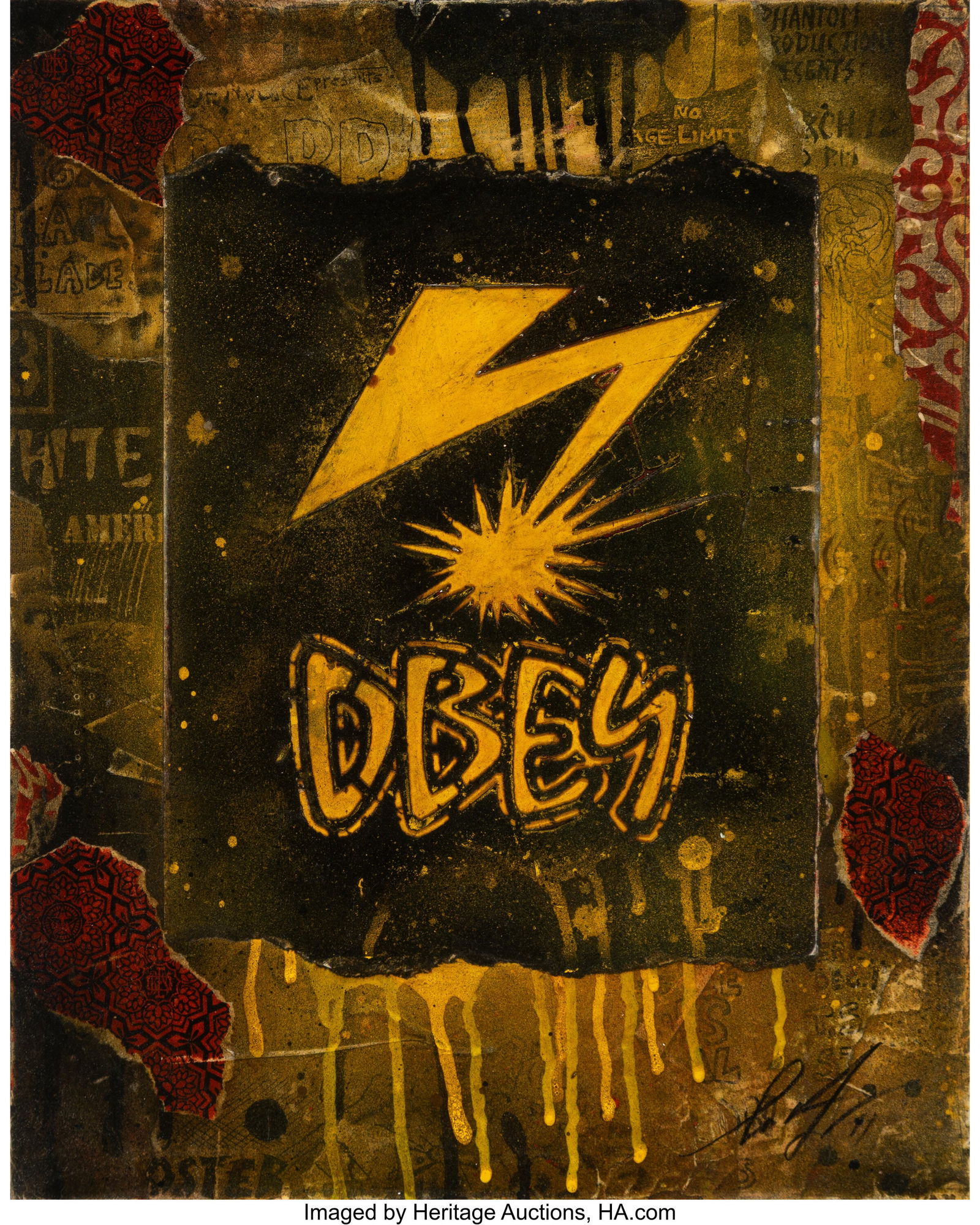 Shepard Fairey (b. 1970) Untitled, 2011 Screenpr (1 of 2)