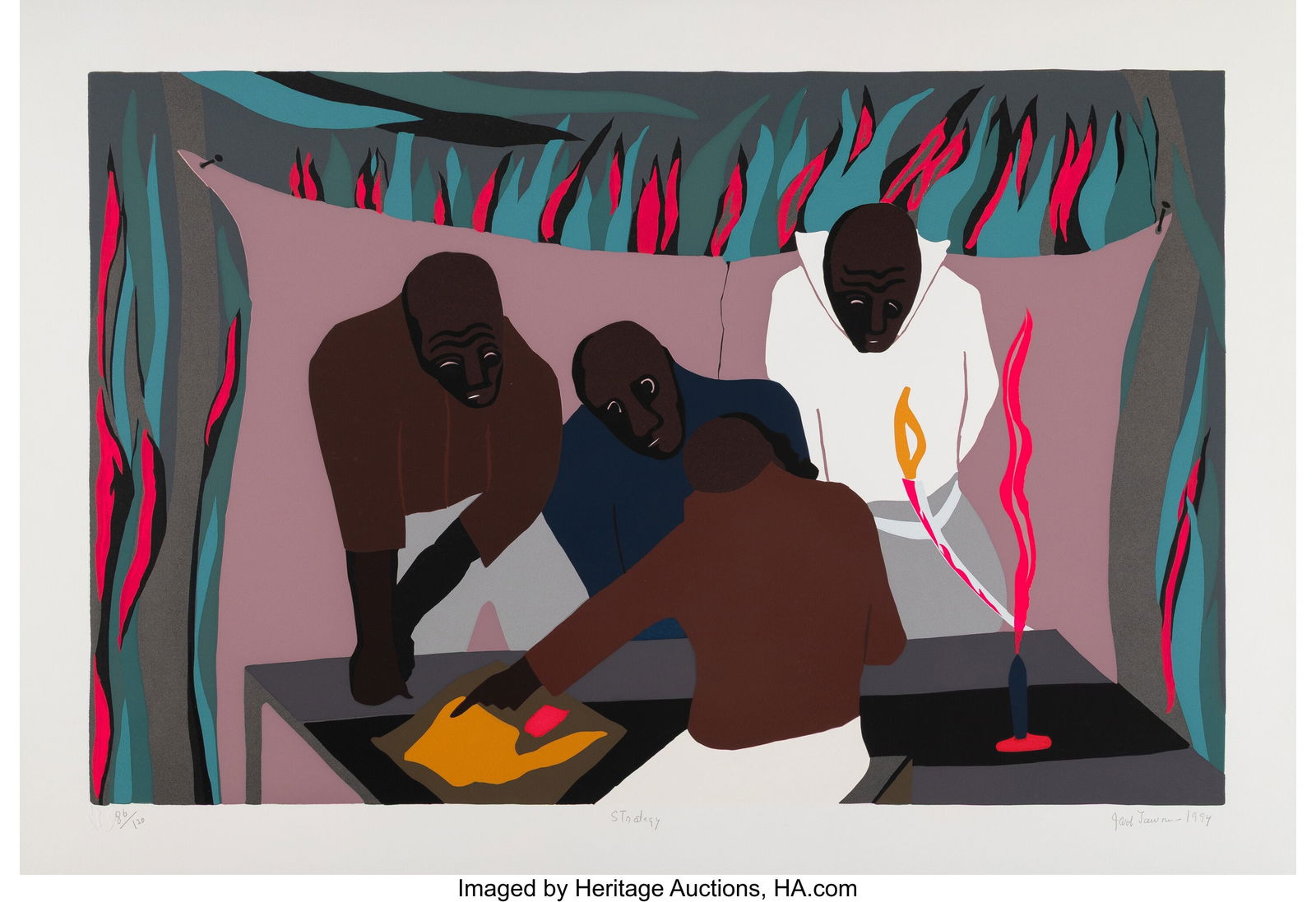 Jacob Lawrence (1917-2000) Strategy, from The Li (1 of 1)