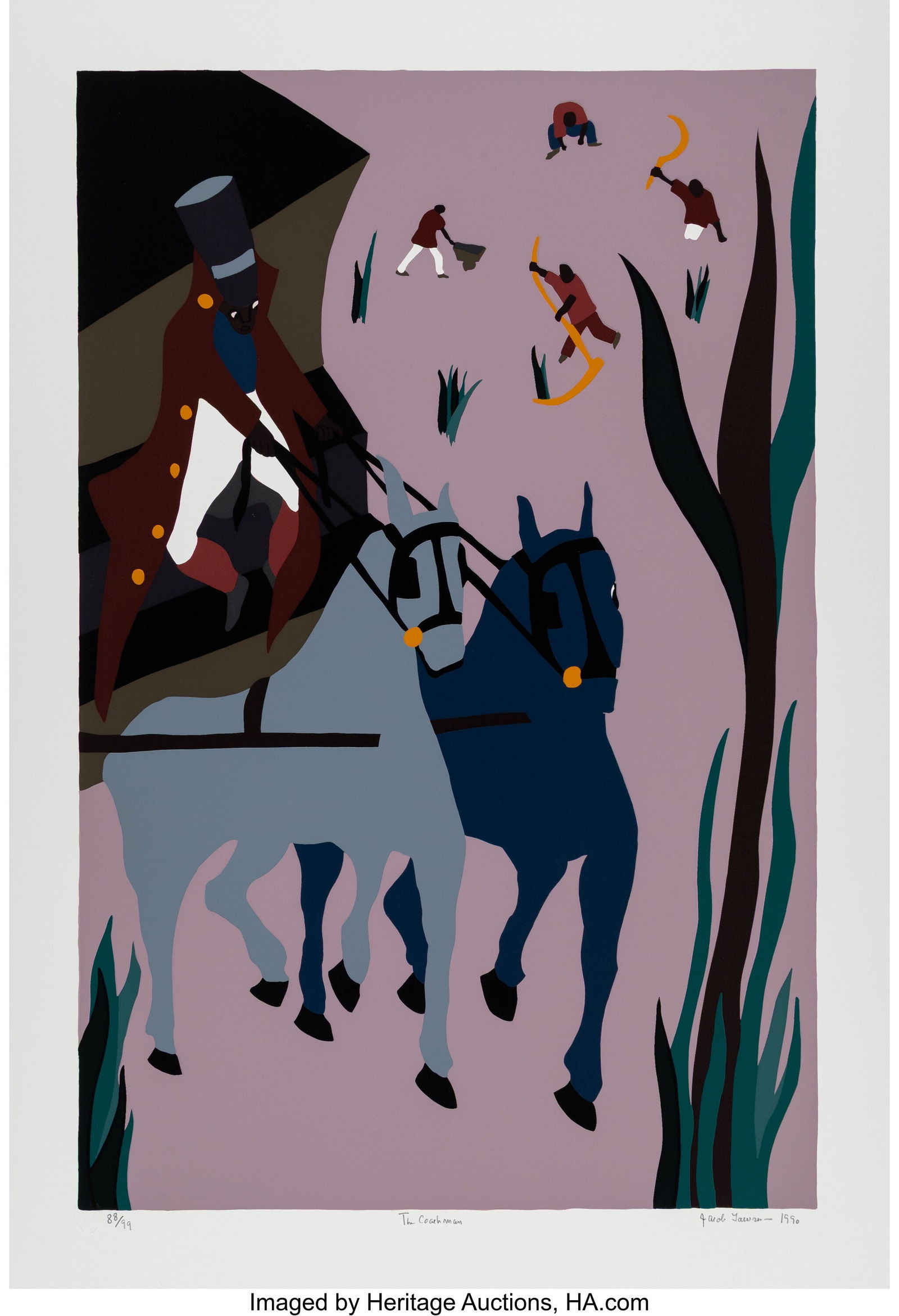 Jacob Lawrence (1917-2000) The Coachman, from Th (1 of 1)