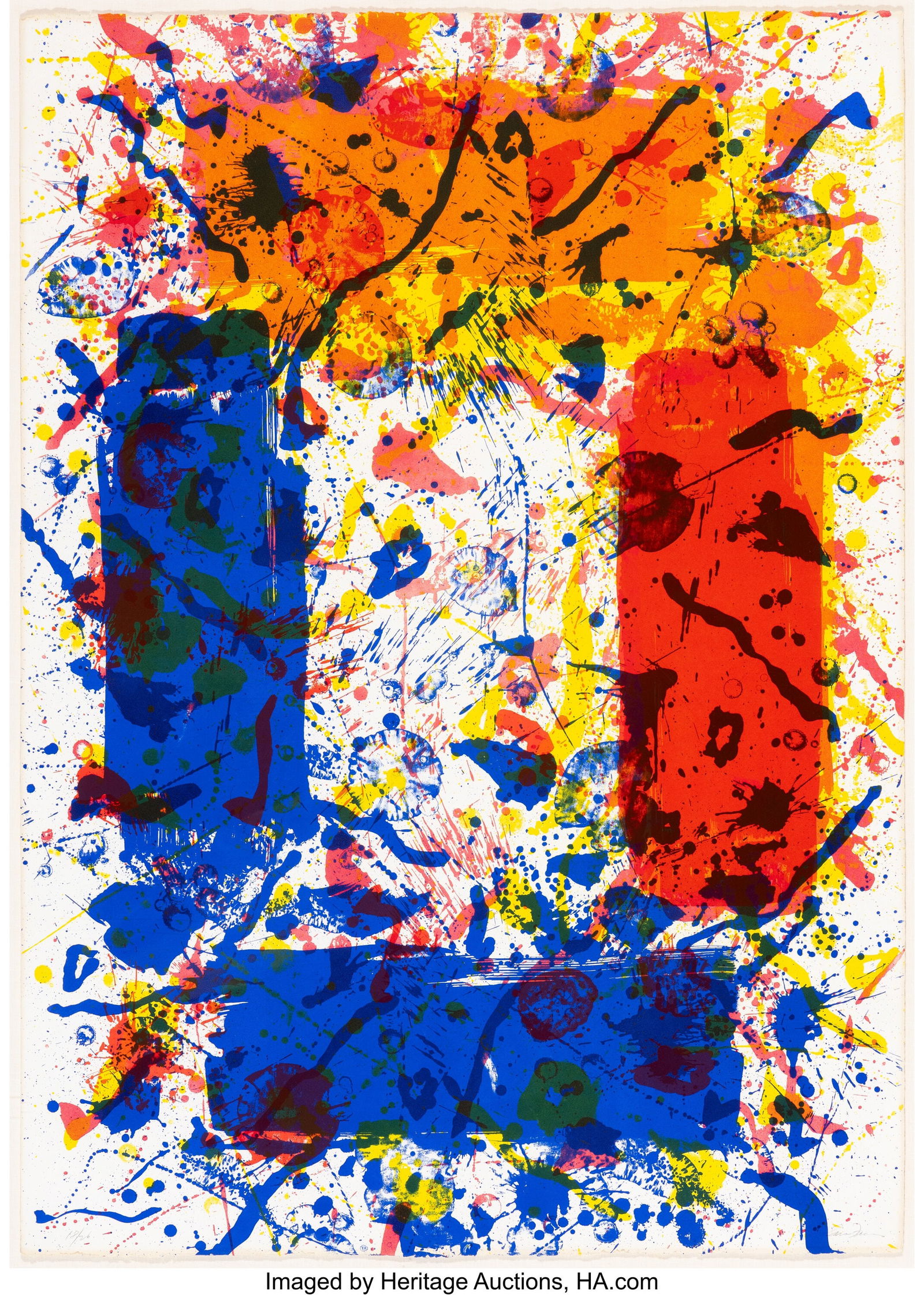Sam Francis (1923-1994) Untitled (SF 267), 1982 (1 of 3)