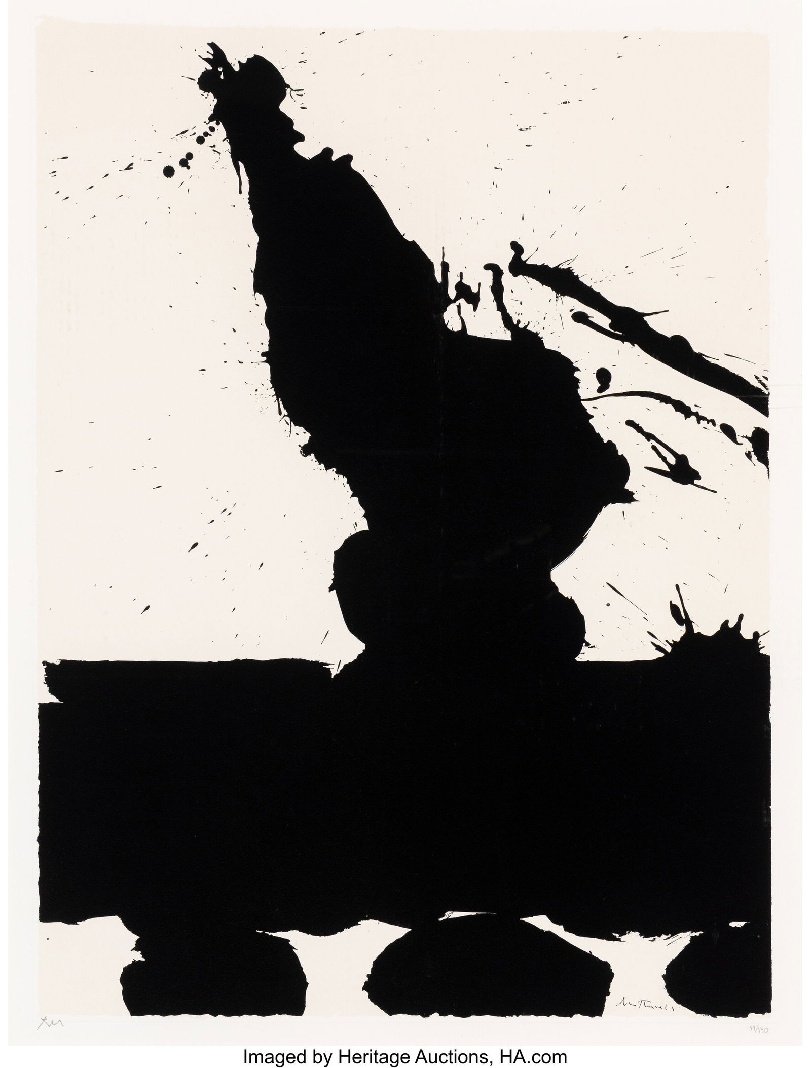 Robert Motherwell (1915-1991) Africa Suite No. 2 (1 of 2)