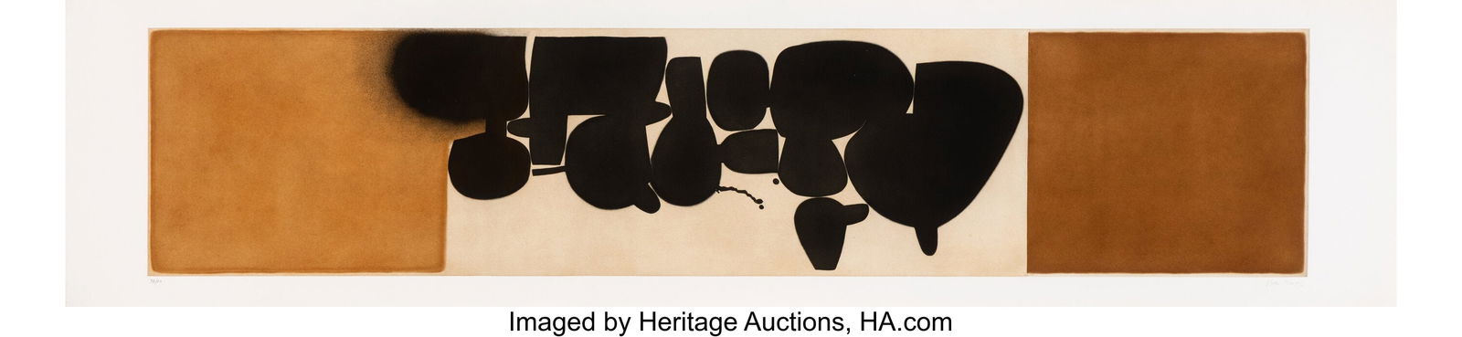 Victor Pasmore (1909-1998) Earth and Sky, 1976 E: Victor Pasmore (1909-1998) Earth and Sky, 1976 Etching and aquatint in colors on wove paper 27-1/2 x 118 inches (69.8 x 299.7 cm) (sheet) Ed&perio