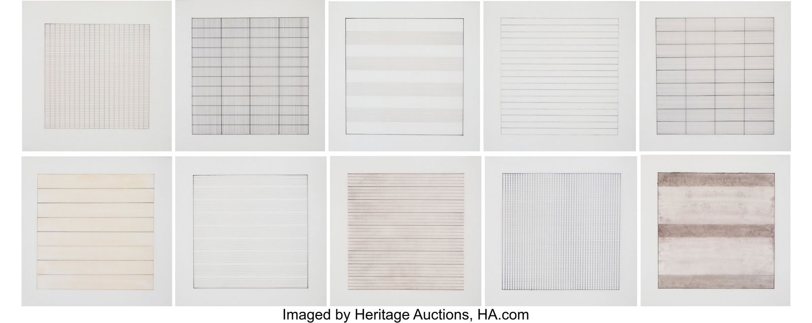 Agnes Martin (1912-2004) Paintings and Drawings (1 of 10)