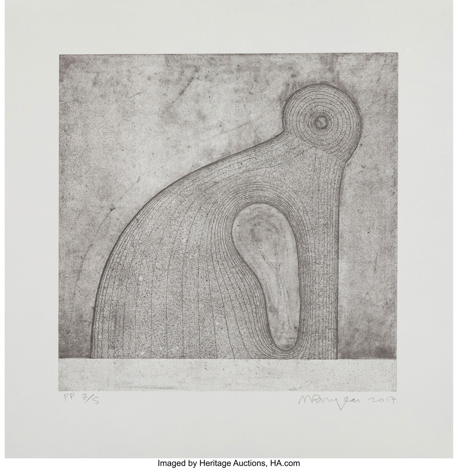 Martin Puryear (b. 1941) Untitled (State I), 201 (1 of 2)