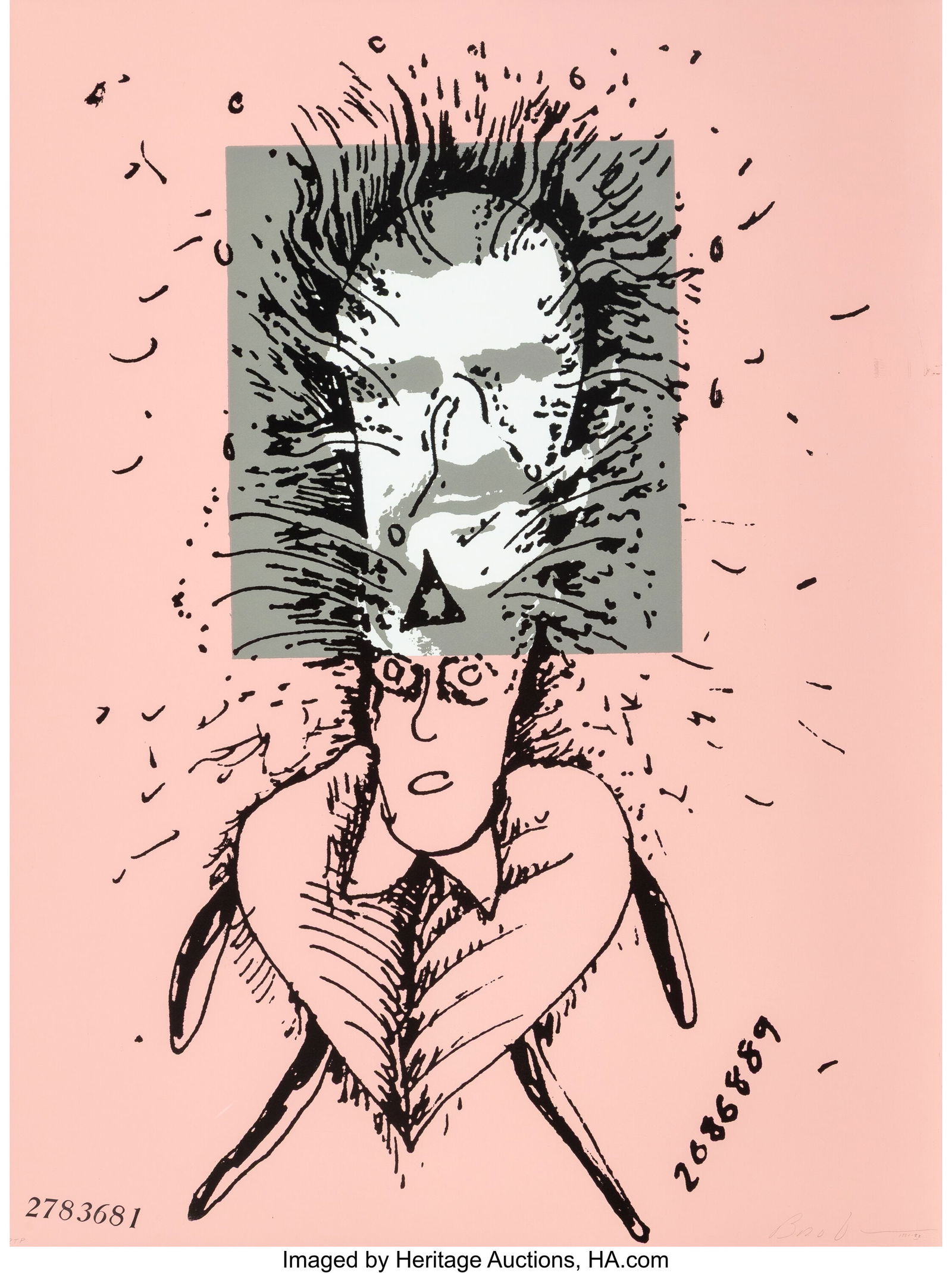 Jonathan Borofsky (b. 1942) Self-Portrait, 1981- (1 of 1)