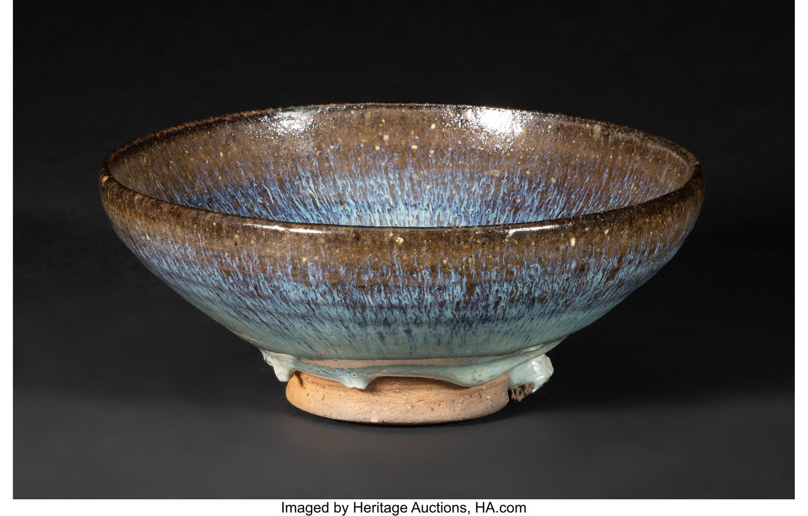 A Chinese Jun Ware Bowl, Yuan/Ming dynasty 2-3/4 (1 of 4)