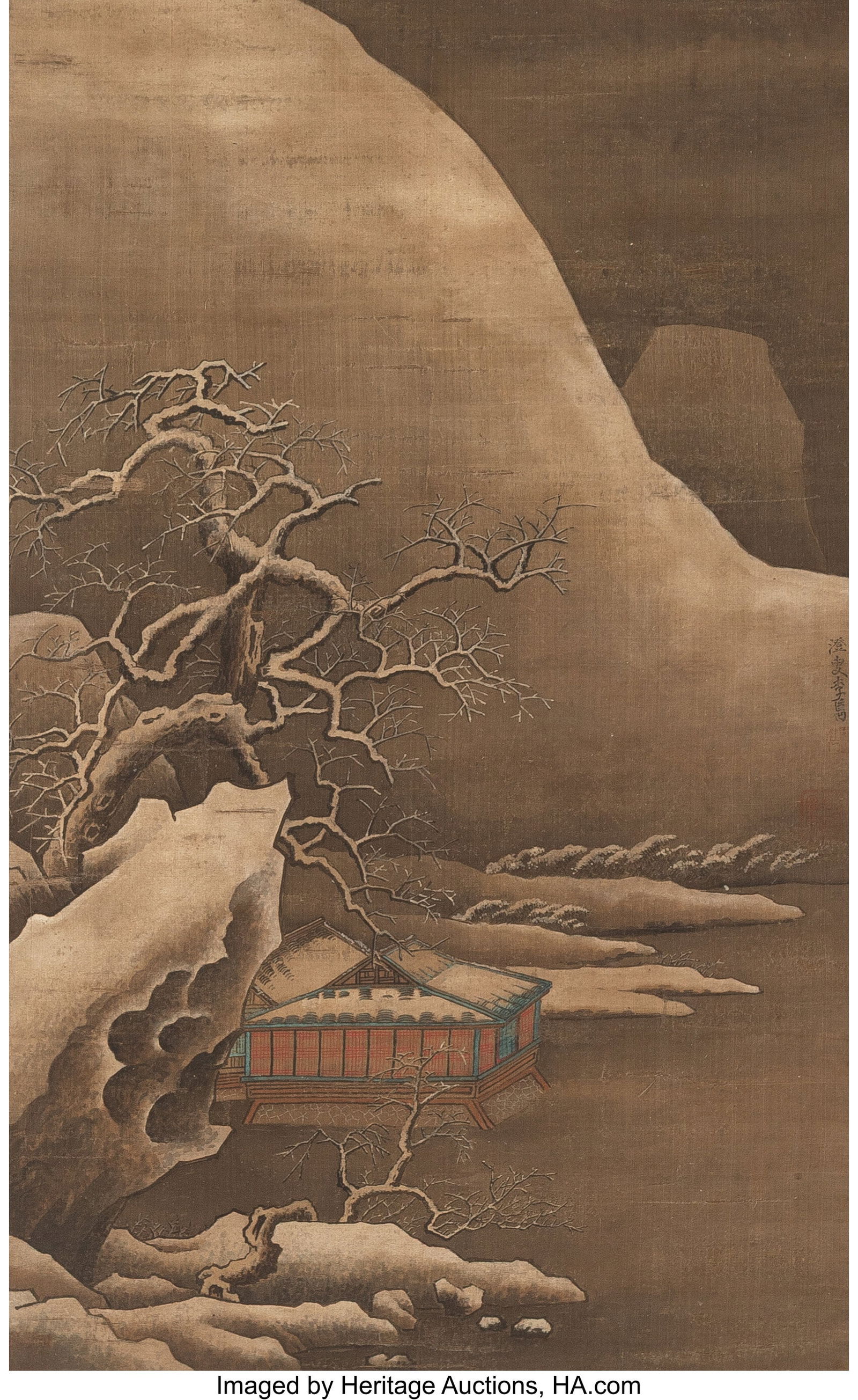 After Wen Zhengming (Chinese, 1470–1559) Winte (1 of 2)