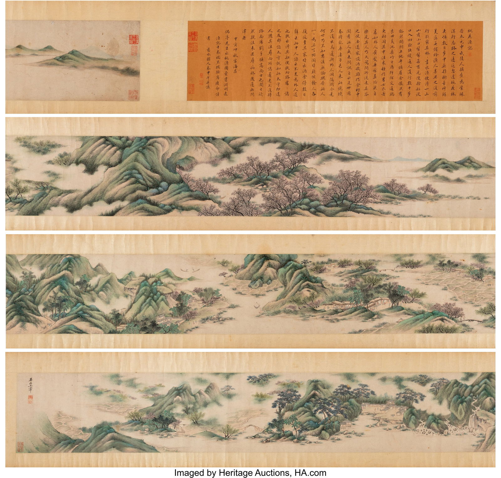 After to Wang Hui (Chinese, 1632-1717) Peach Blo (1 of 10)