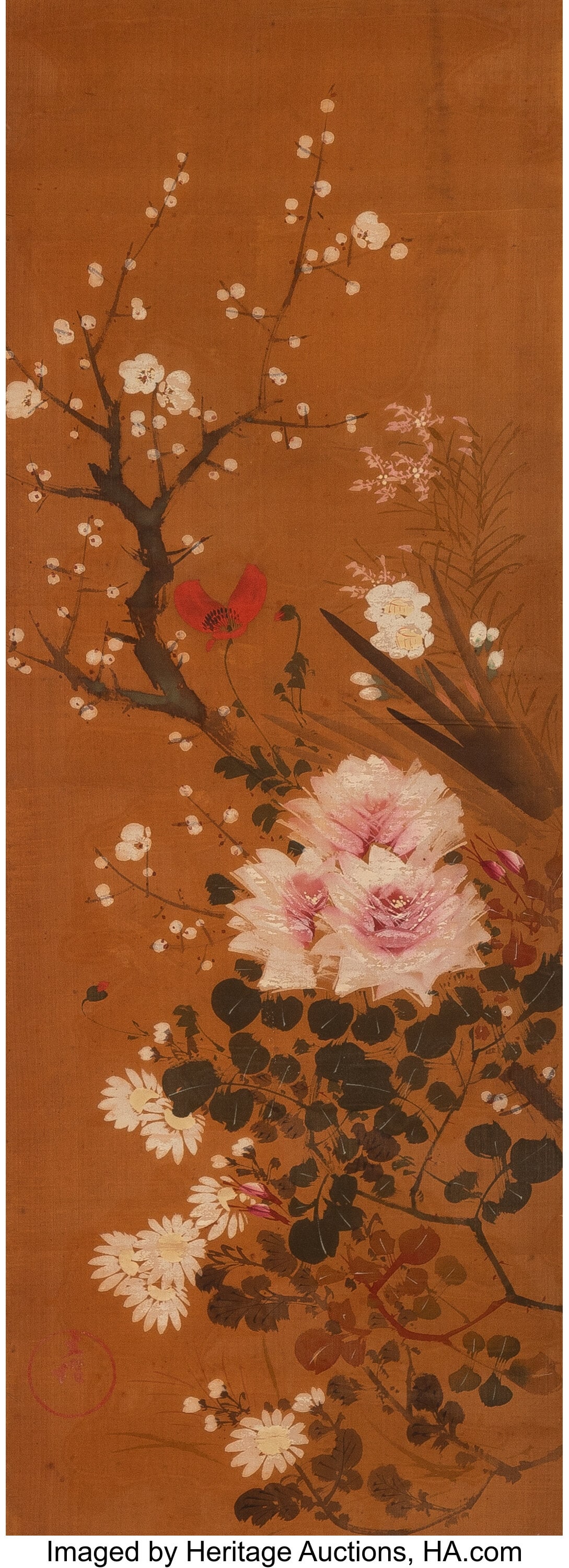 Anonymous (Japanese, 19th century) Flowers of th (1 of 2)