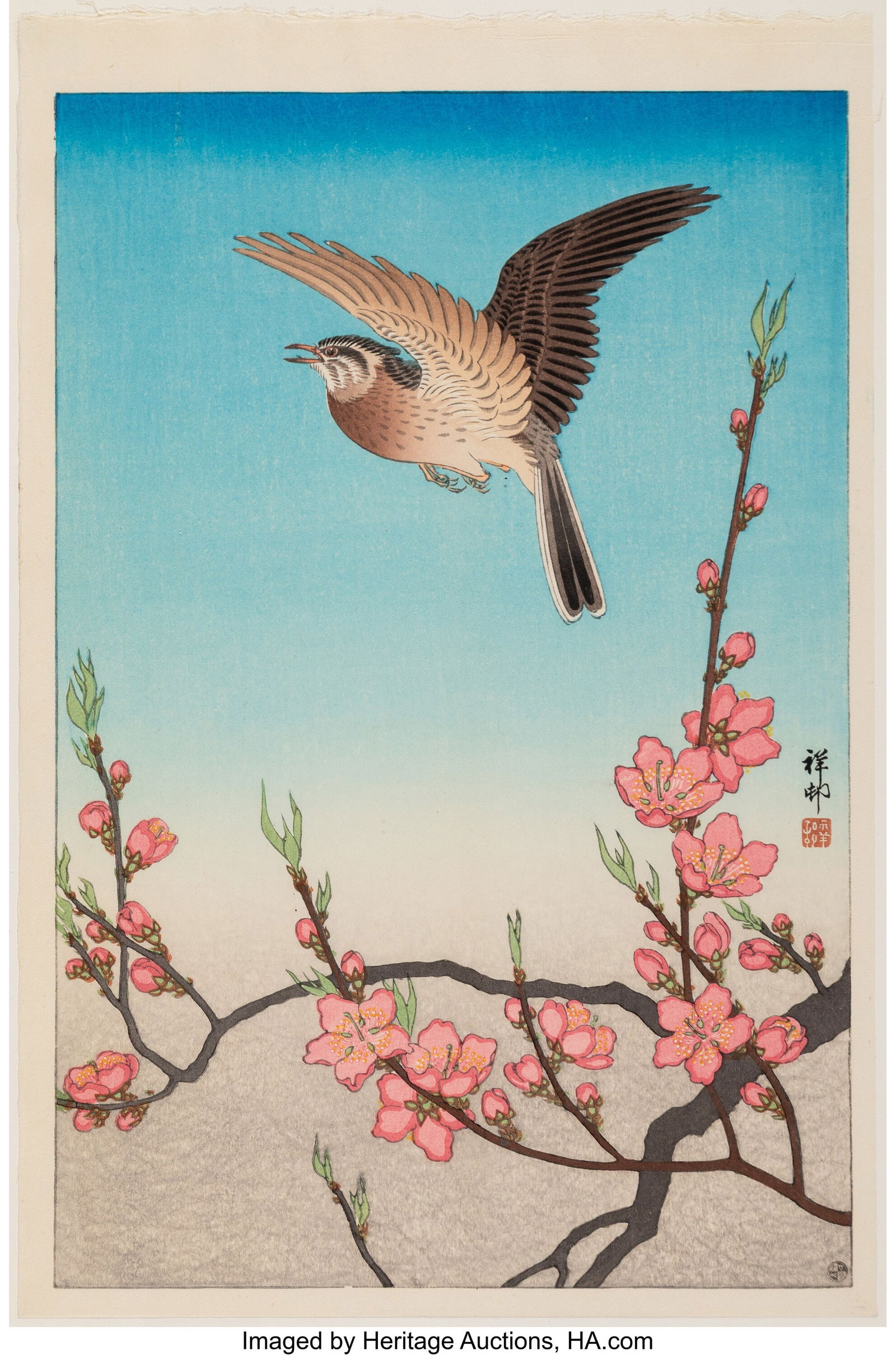 Ohara Koson (Japanese, 1877-1945) Group of Four (1 of 6)