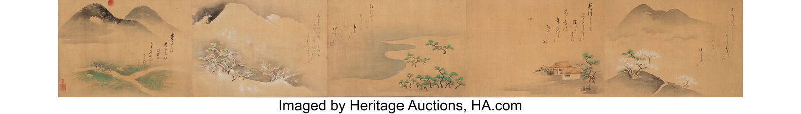 Anonymous (Japanese, 19th century) Seasons with (1 of 4)