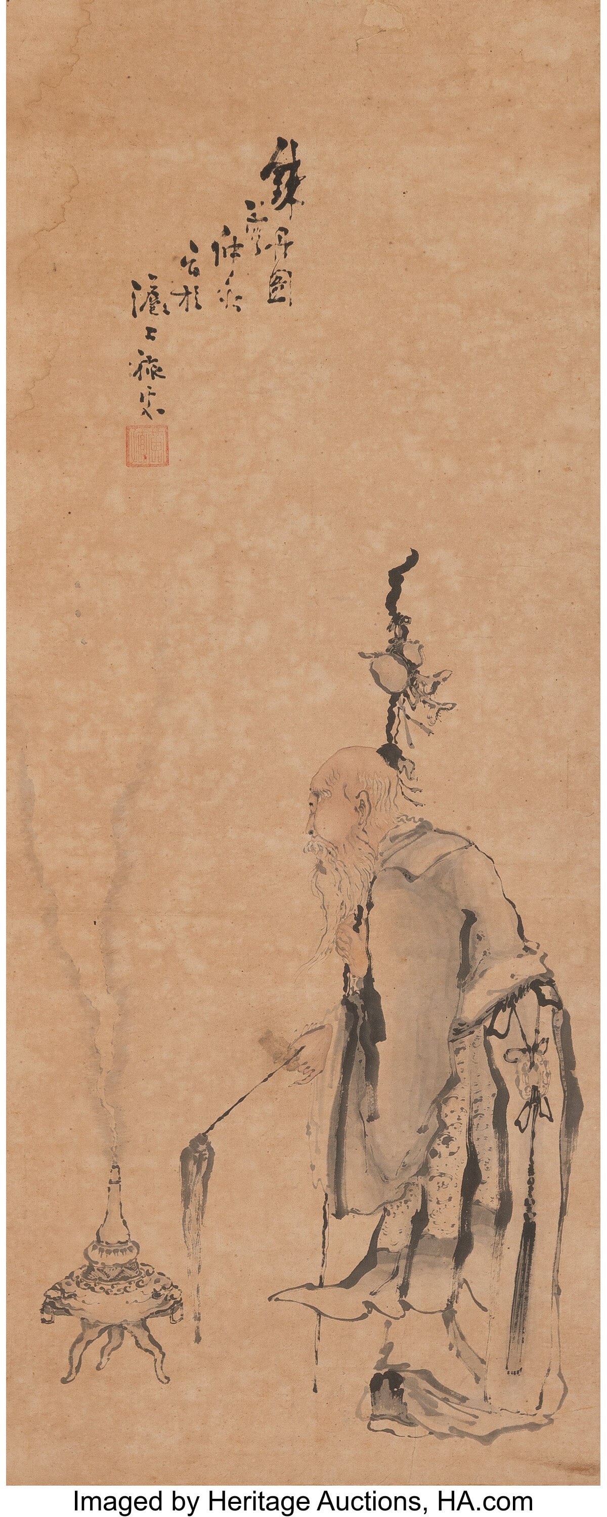 Anonymous (Japanese, 19th century) Sennin Hangin (1 of 2)