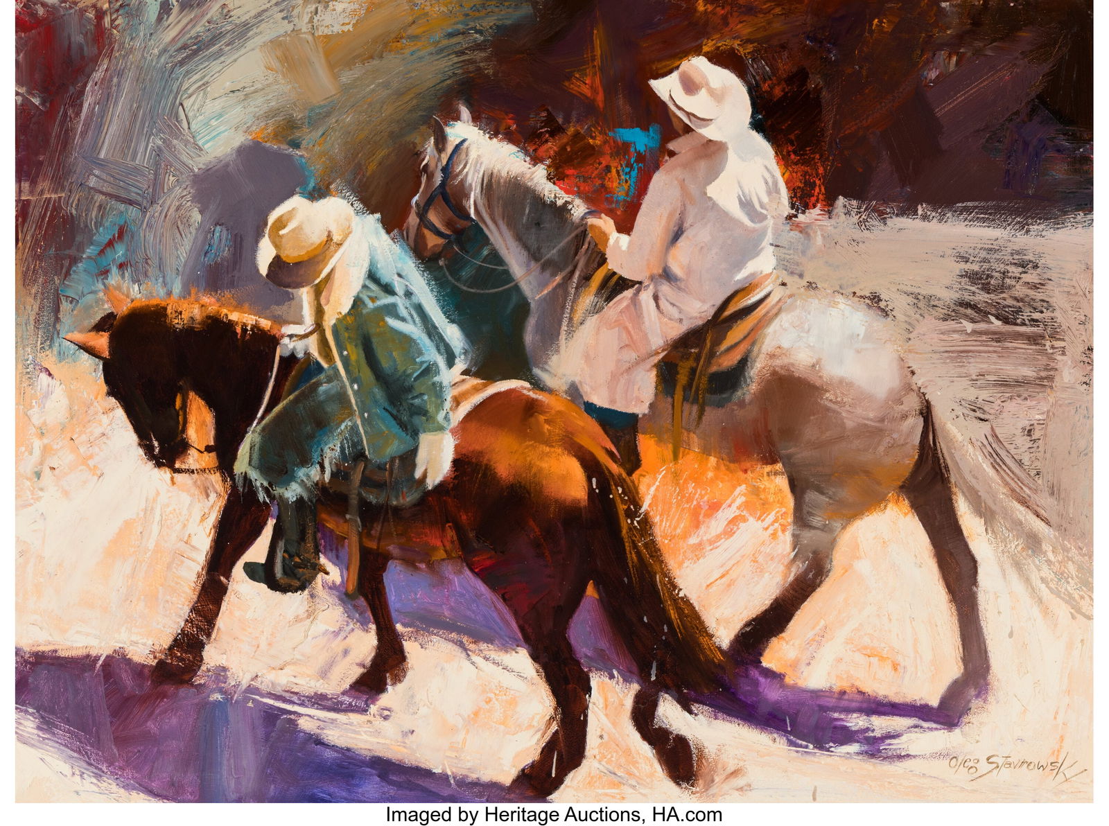 Oleg Stavrowsky (Russian/American, 1927-2020) Fa (1 of 3)