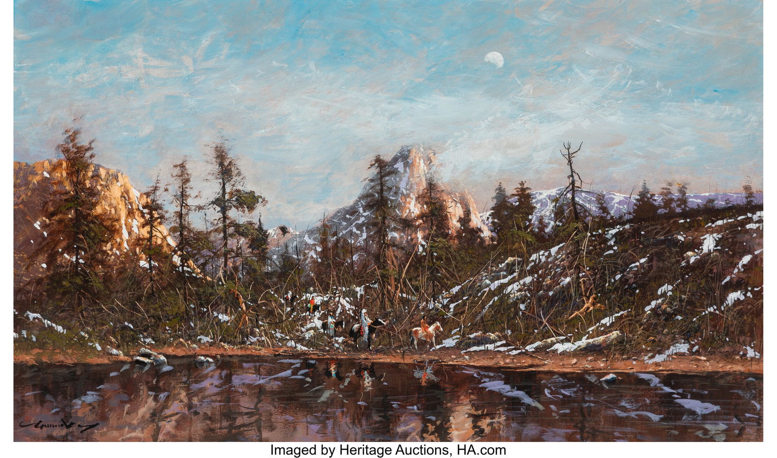 Gregory Sumida (American, b. 1948) Secret Path G: Gregory Sumida (American, b. 1948) Secret Path Gouache on board 11-3/4 x 19-3/4 inches (29.8 x 50.2 cm) (sight) Signed lower left&colon