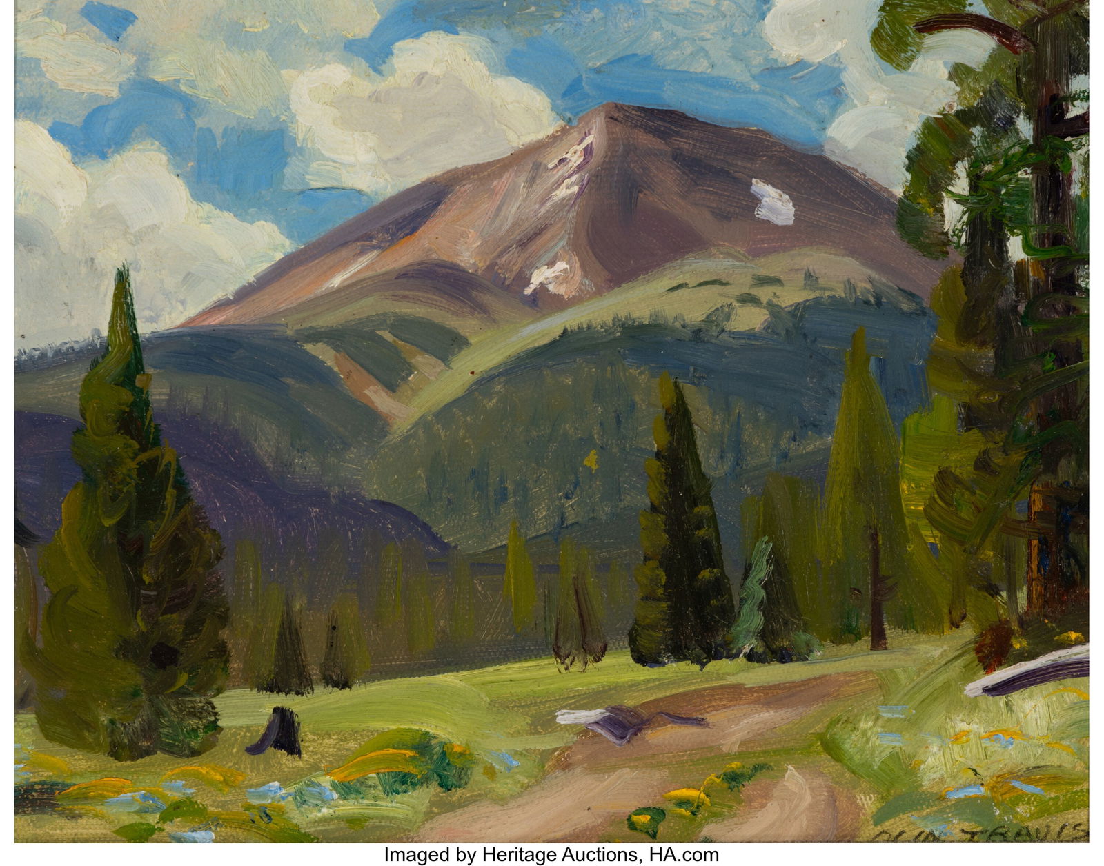 Olin Travis (American, 1888-1975) Bald Mountain (1 of 3)