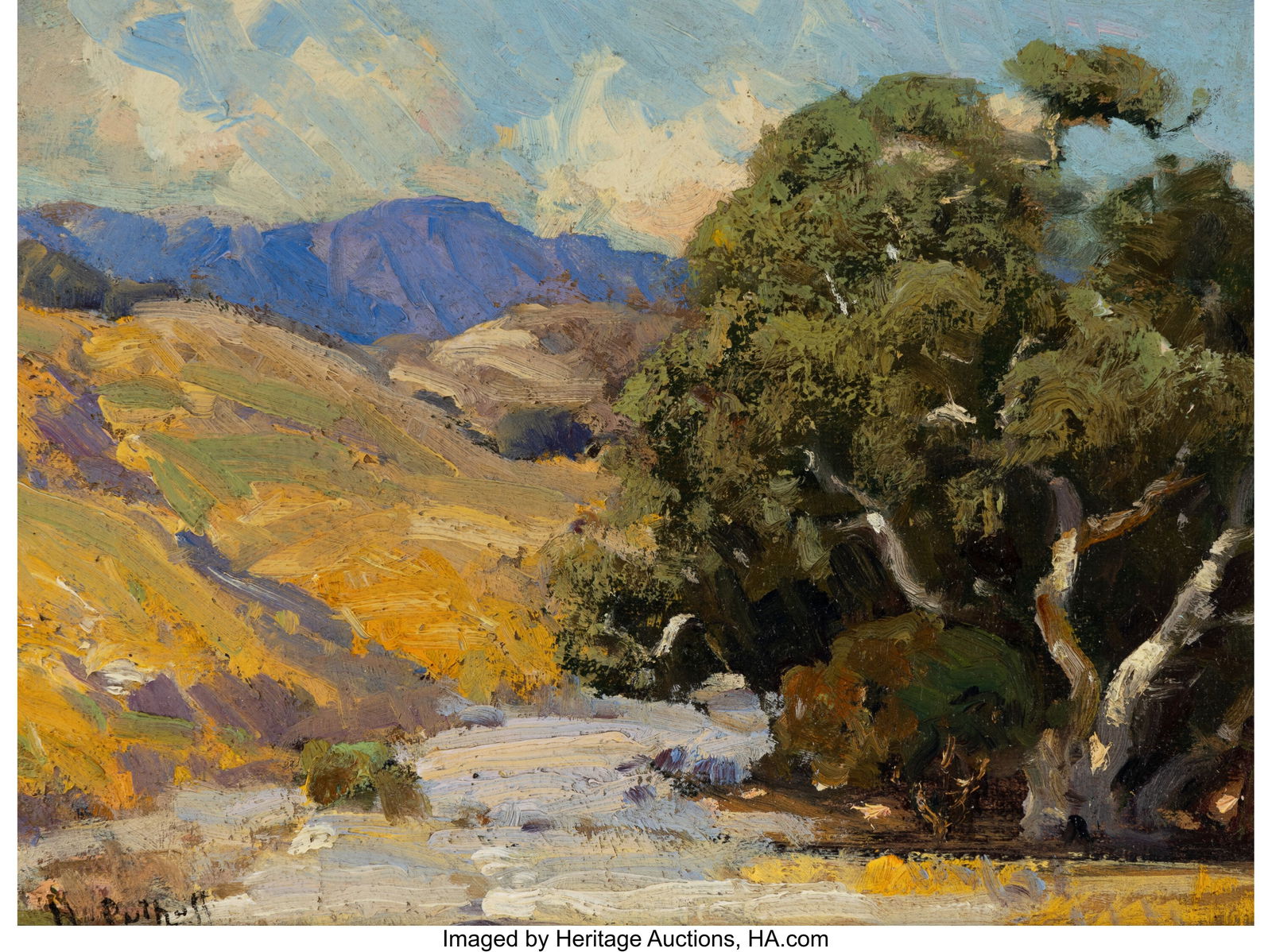 Hanson Duvall Puthuff (American, 1875-1972) Sunl (1 of 3)