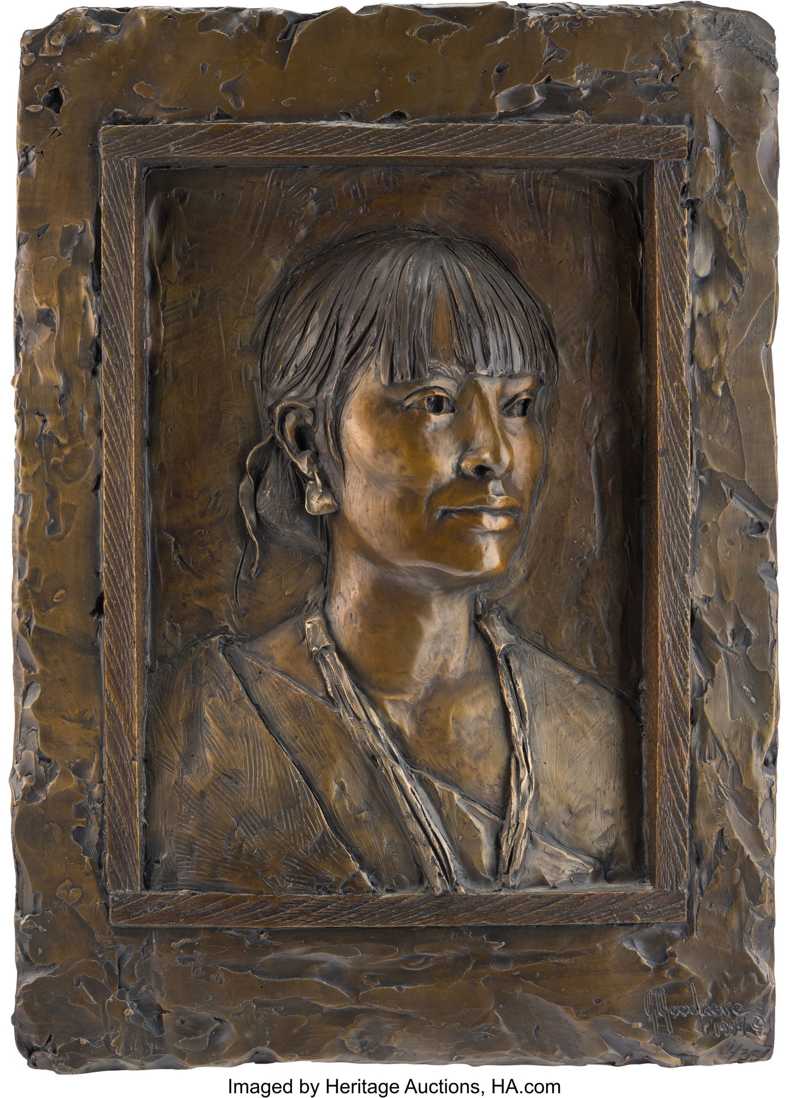 Glenna Goodacre (American, 1939-2020) Water Lily (1 of 5)