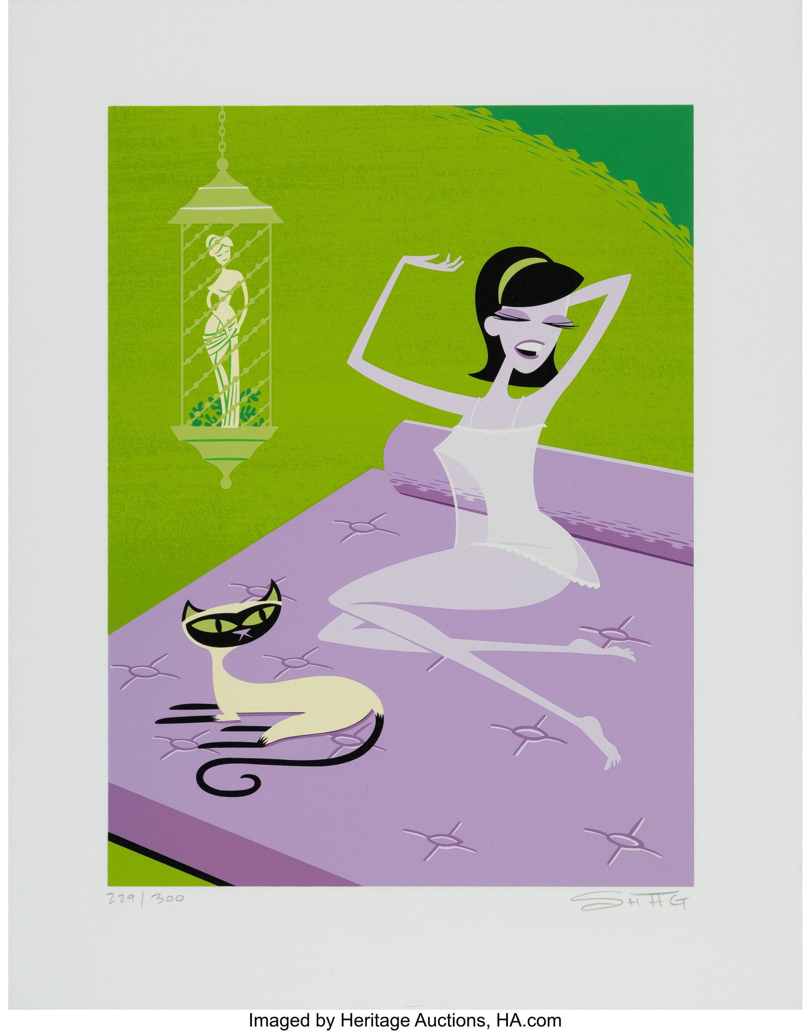 SHAG (b. 1962) The Rain Lamp, 2003 Screenprint i: SHAG (b. 1962) The Rain Lamp, 2003 Screenprint in colors on wove paper 19-3/4 x 15-1/2 inches (50.2 x 39.4 cm) (sheet) Ed.