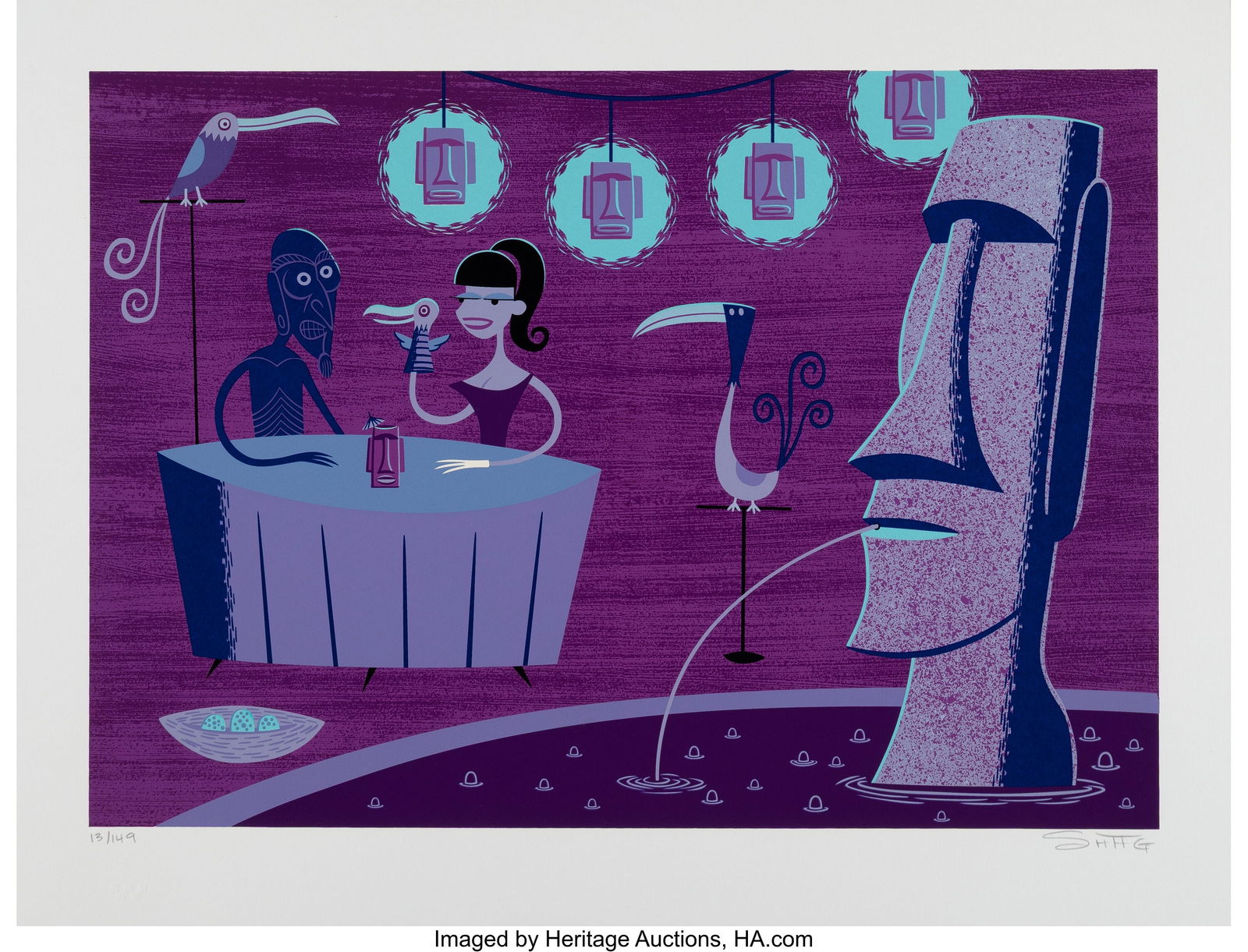 SHAG (b. 1962) Kava Kava Man, 2003 Screenprint i: SHAG (b. 1962) Kava Kava Man, 2003 Screenprint in colors on wove paper 19-1/4 x 25 inches (48.9 x 63.5 cm) (sheet) Ed. 13/149 Si