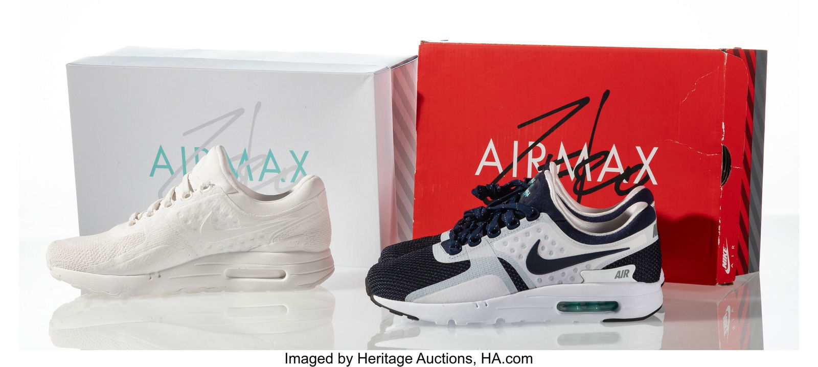 Daniel Arsham (b. 1980) Snarkitecture KITH Nike: Daniel Arsham (b. 1980) Snarkitecture KITH Nike Air Max Zero (two works), 2015 Plaster 6 x 11-1/2 x 4-1/4 inches (15.2 x 29.2 x 10.8