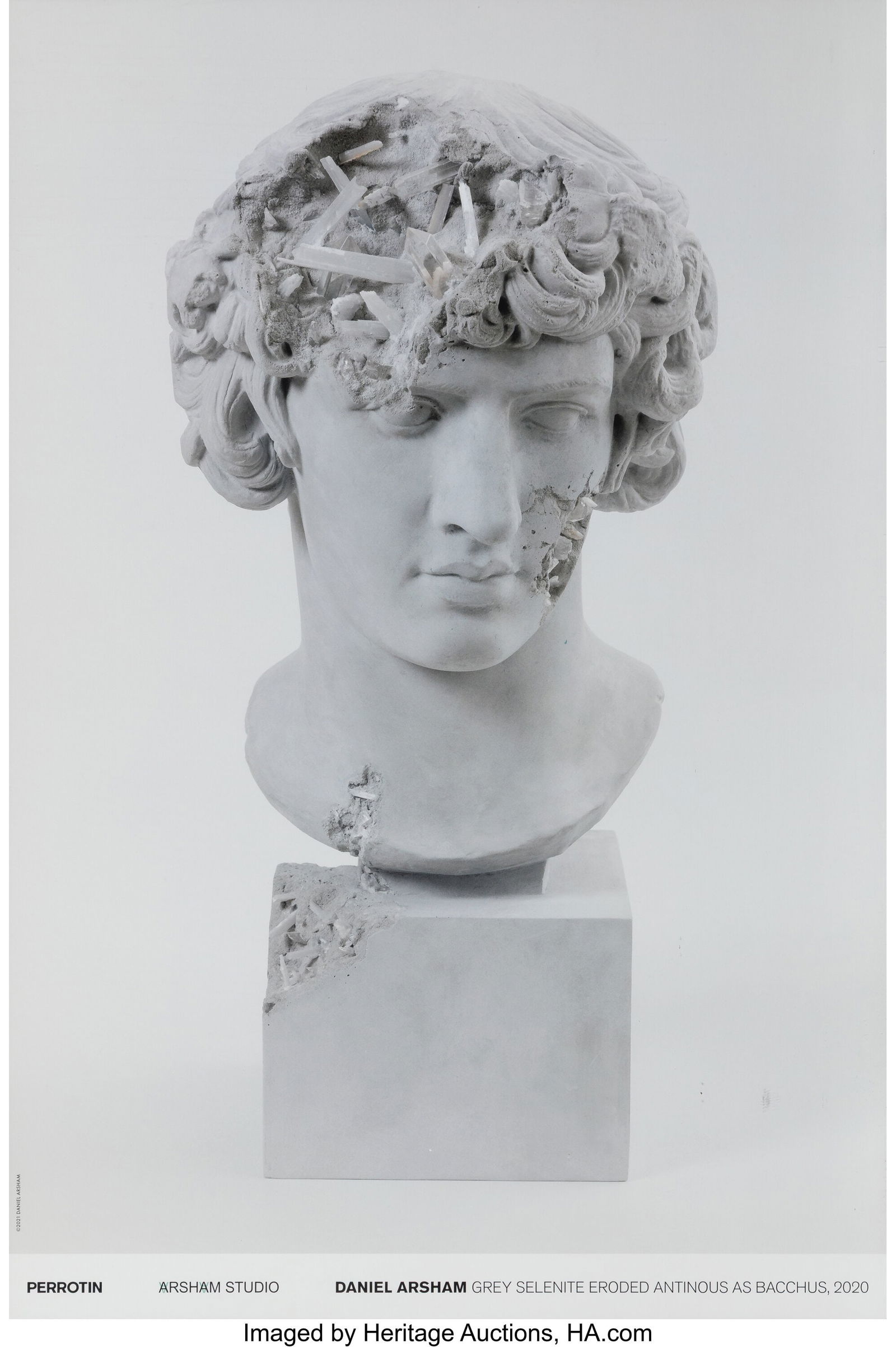 Daniel Arsham (b. 1980) Grey Selenite Eroded Ant (1 of 2)