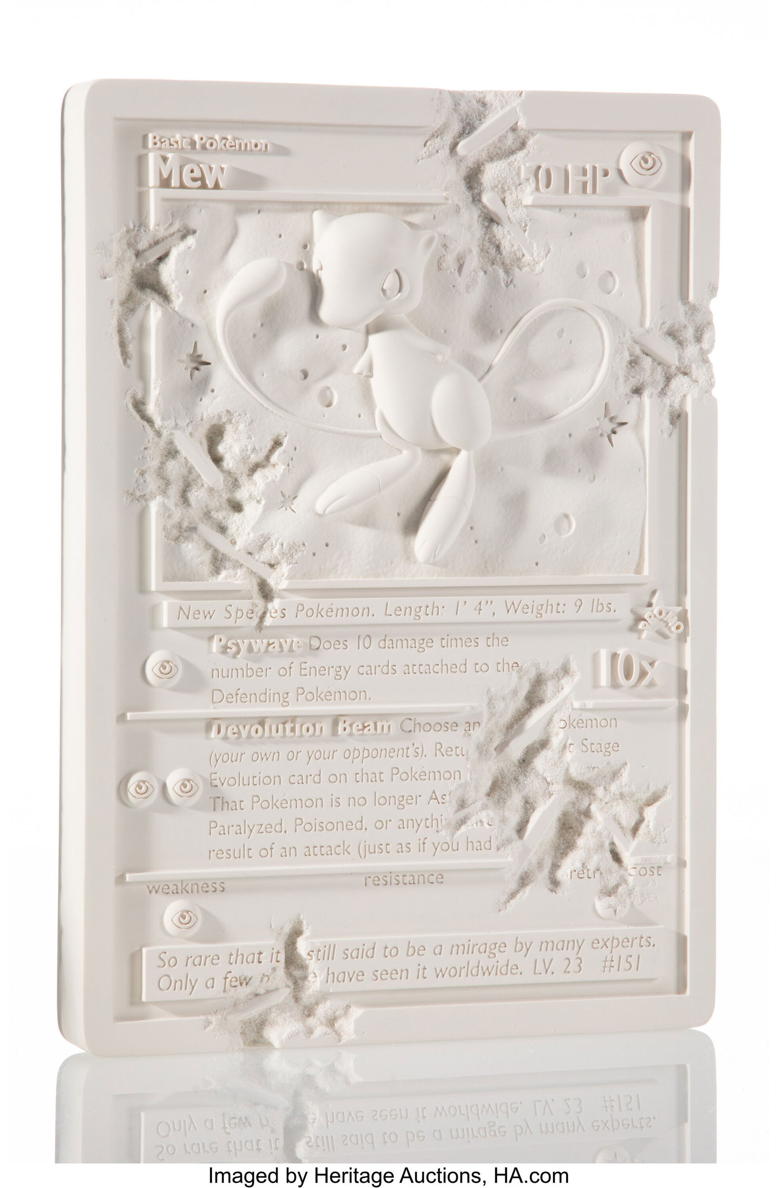 Daniel Arsham X Pokemon Crystalized Mew Card, 20 (1 of 2)