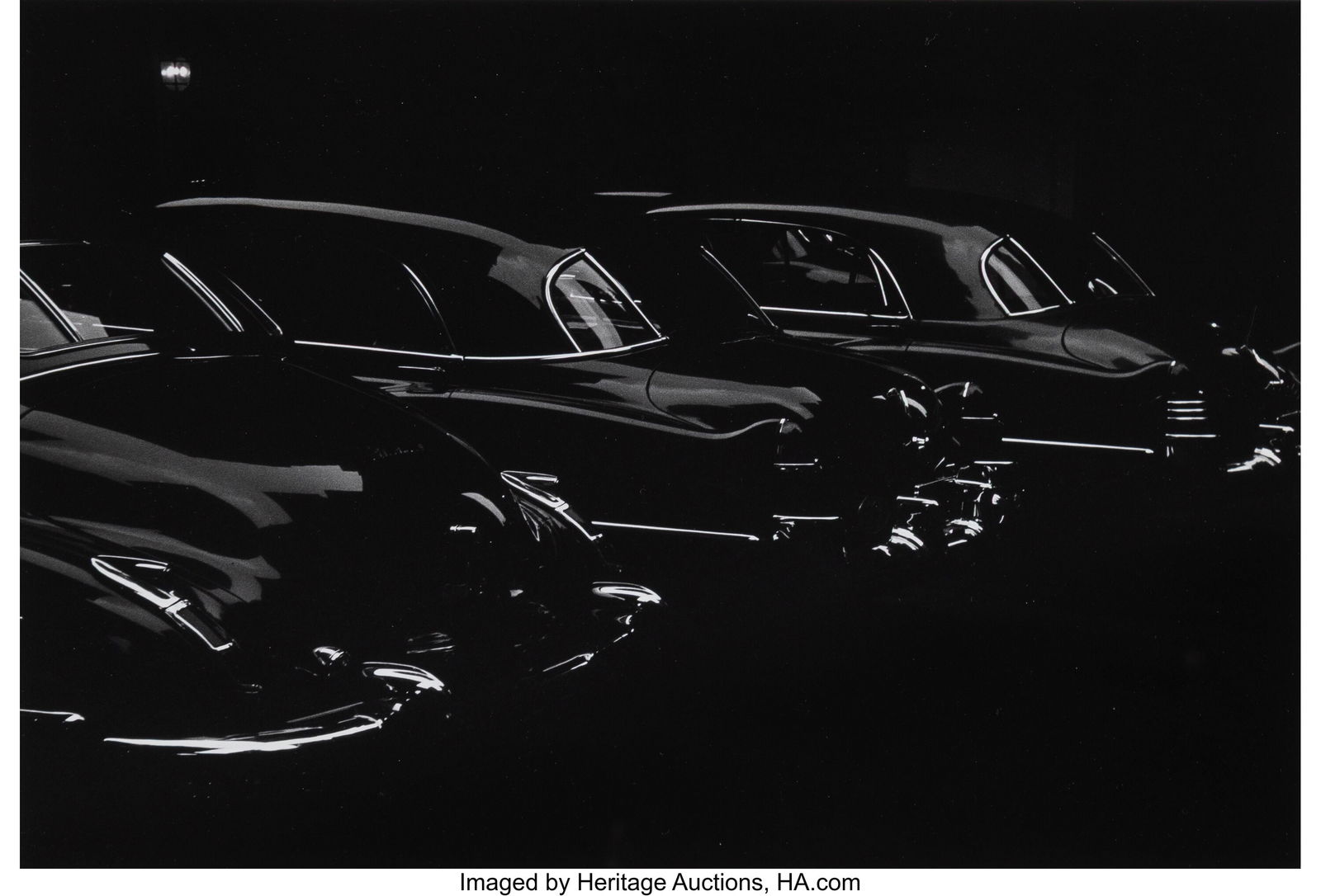 Louis Faurer (American, 1916-2001) Park Avenue G: Louis Faurer (American, 1916-2001) Park Avenue Garage, New York, 1950 Gelatin silver print, printed circa 1980 8-3/8 x 12-3/8 inches (21.2 x 31&pe