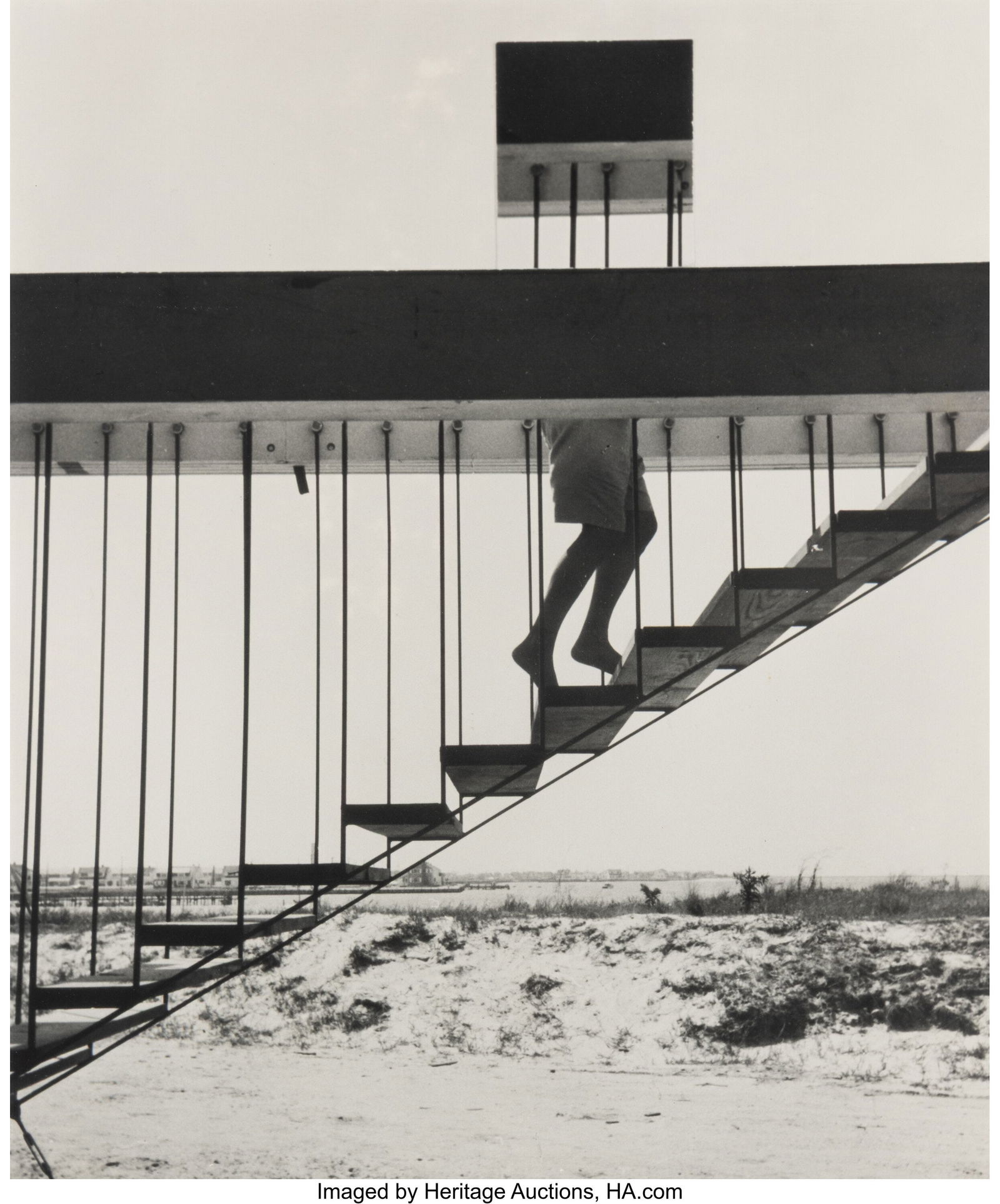 André Kertész (Hungarian, 1894-1985) Disappear: André Kertész (Hungarian, 1894-1985) Disappearing Act, 1955 Gelatin silver print, printed later 12-7/8 x 10-5/8 inches (32.7 x 27.0