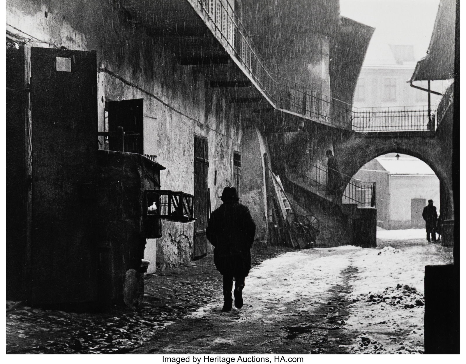 Roman Vishniac (American, 1897-1990) Entrance in: Roman Vishniac (American, 1897-1990) Entrance into the Ghetto of Kaziemierz, Cracow, 1938 Gelatin silver print, printed later 10-5/8 x 15-1/2 inches (27&