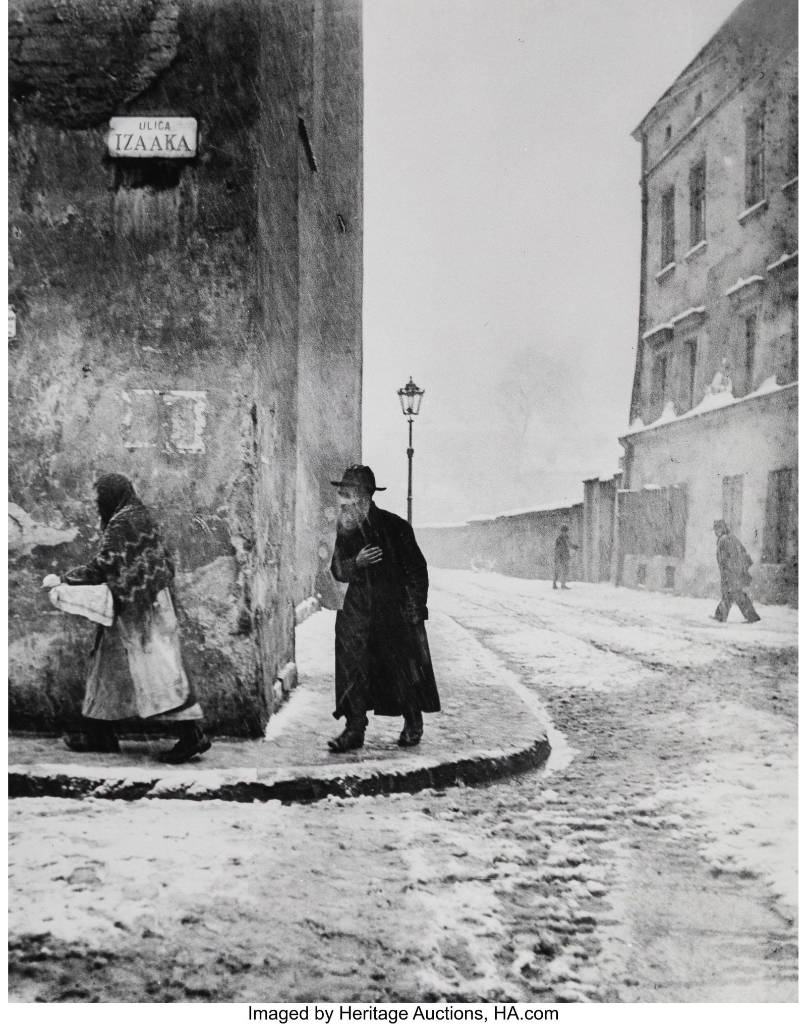 Roman Vishniac (American, 1897-1990) Kaziemierz,: Roman Vishniac (American, 1897-1990) Kaziemierz, Cracow, 1938 Gelatin silver print, printed later 13-1/2 x 10-5/8 inches (34.3 x 27.1 cm&rp