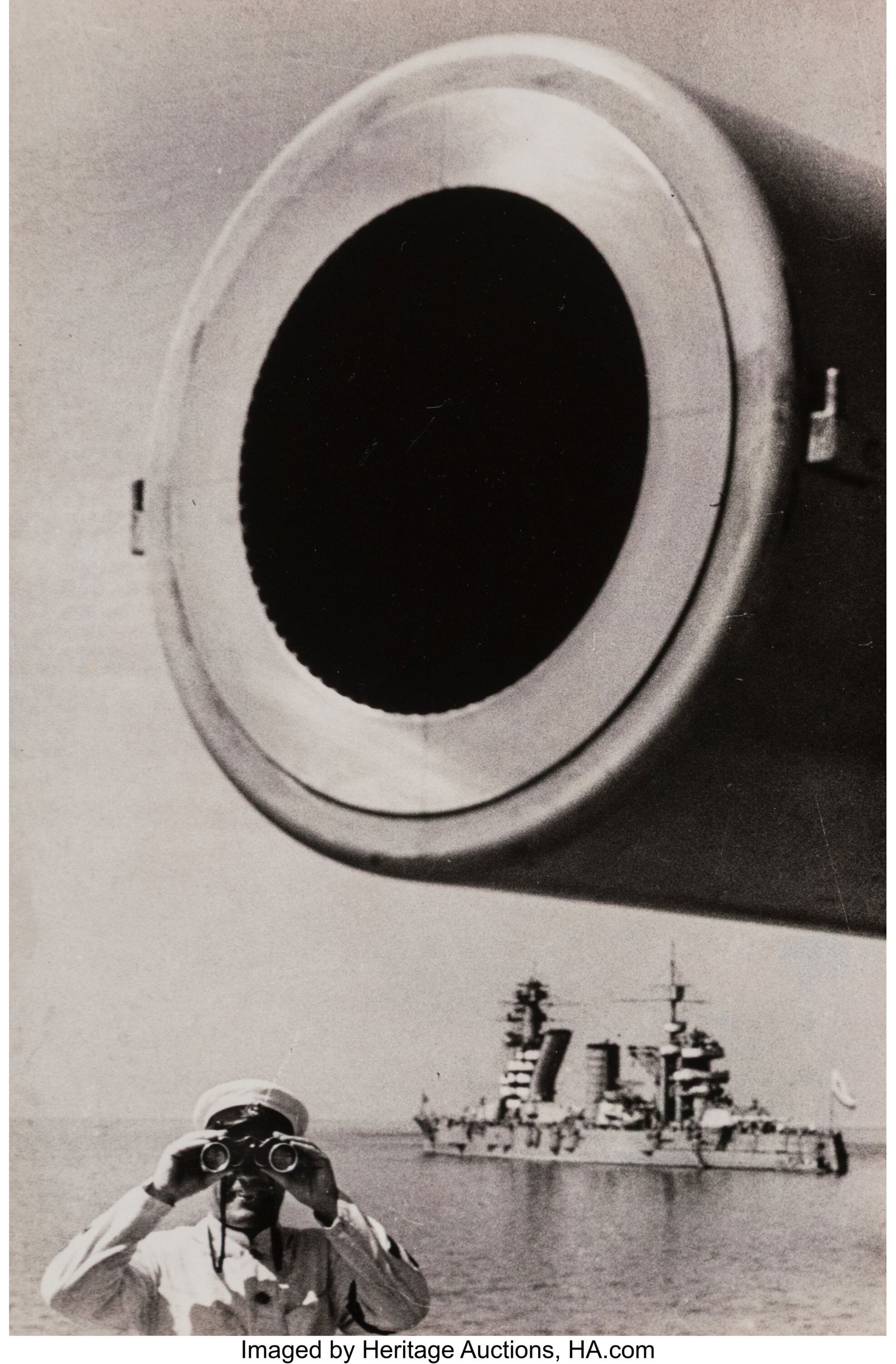 Yakov Khalip (Russian, 1908-1980) Big Gun, Balti: Yakov Khalip (Russian, 1908-1980) Big Gun, Baltic Fleet, 1937 Gelatin silver print 9-1/4 x 6 inches (23.5 x 15.2 cm) (image/sheet)