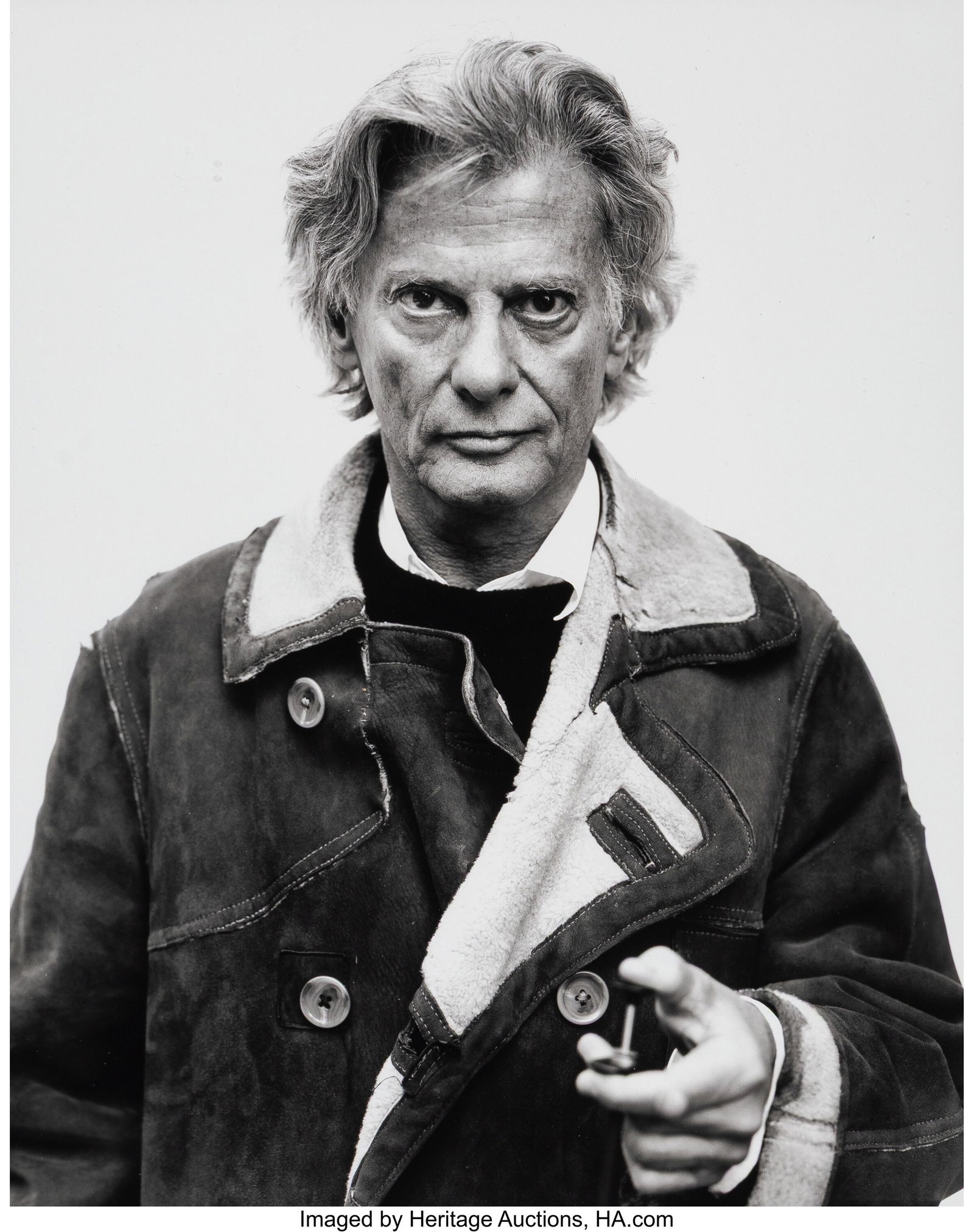 Richard Avedon (American, 1923-2004) Self Portra: Richard Avedon (American, 1923-2004) Self Portrait, 1994 Gelatin silver print 14 x 11-1/4 inches (35.6 x 28.6 cm) (image) 20 x 16 inches &lp